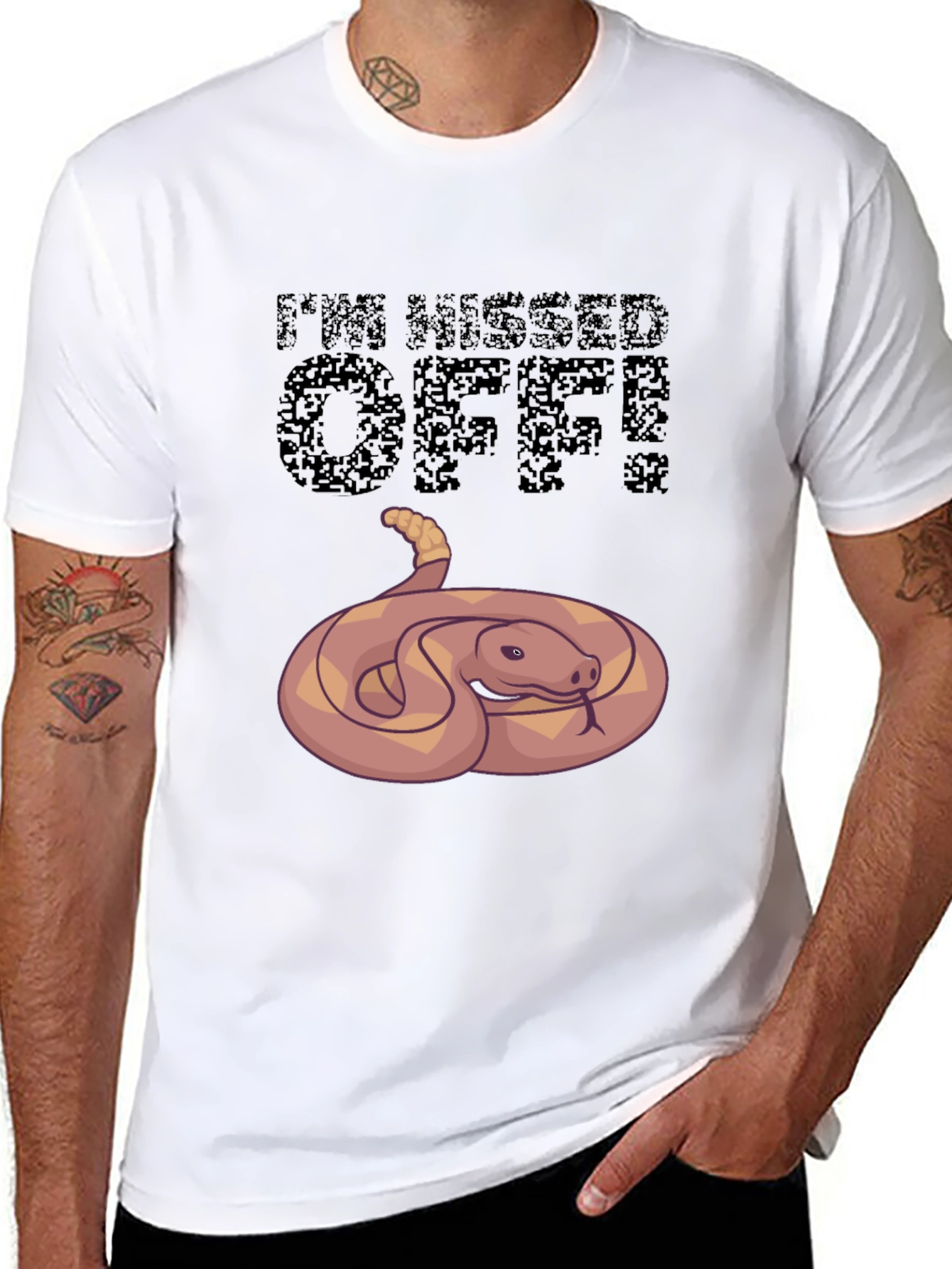 Im Hissed Off Snake Graphic T-Shirt