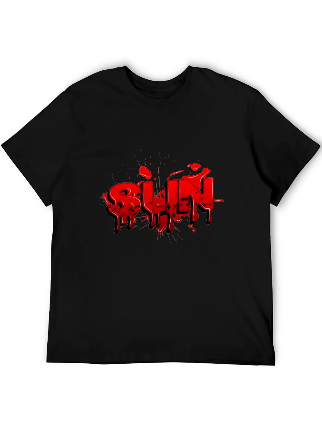 Bold RUN Graphic Tee - Black