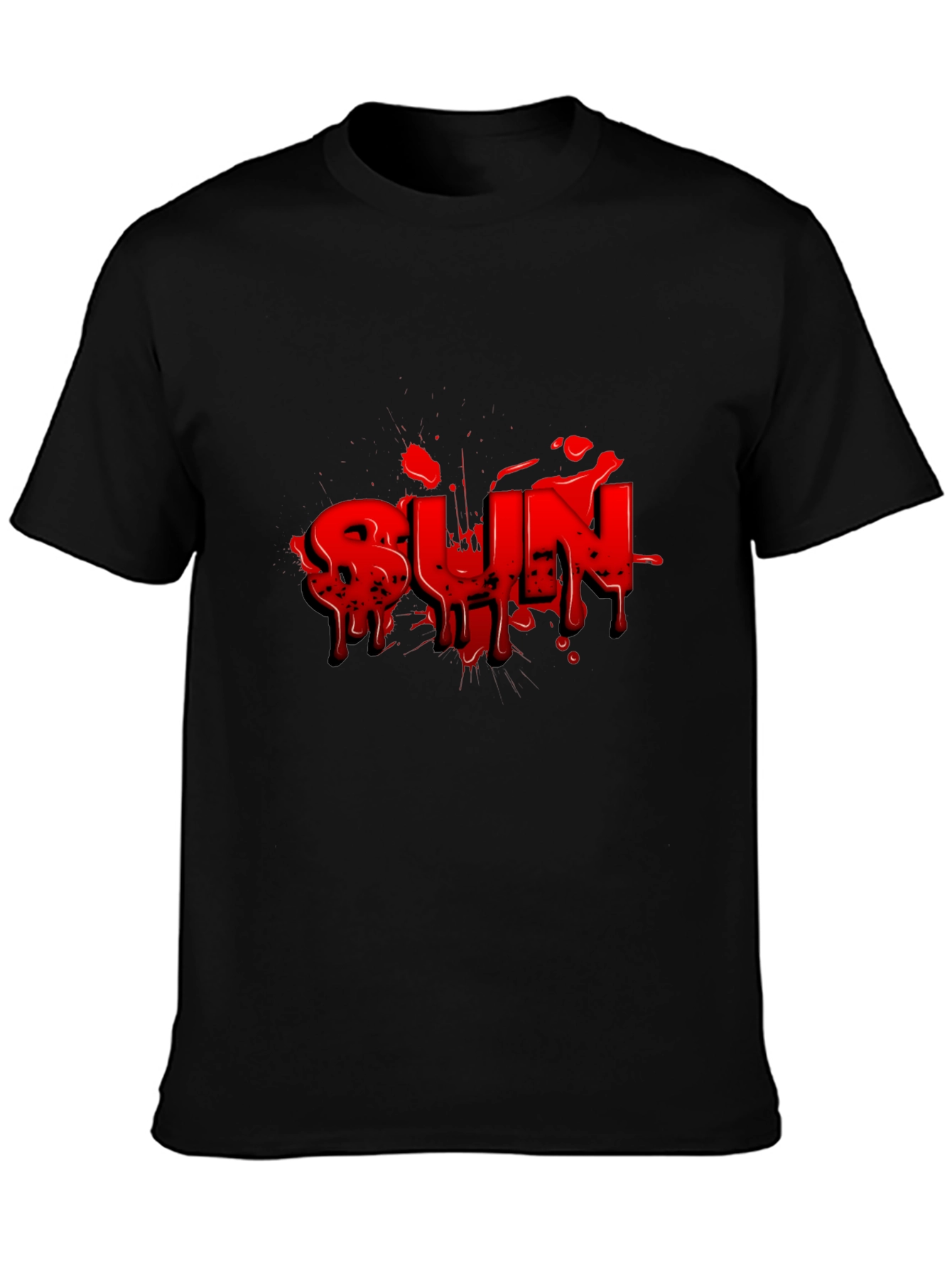 Bold RUN Graphic Tee - Black