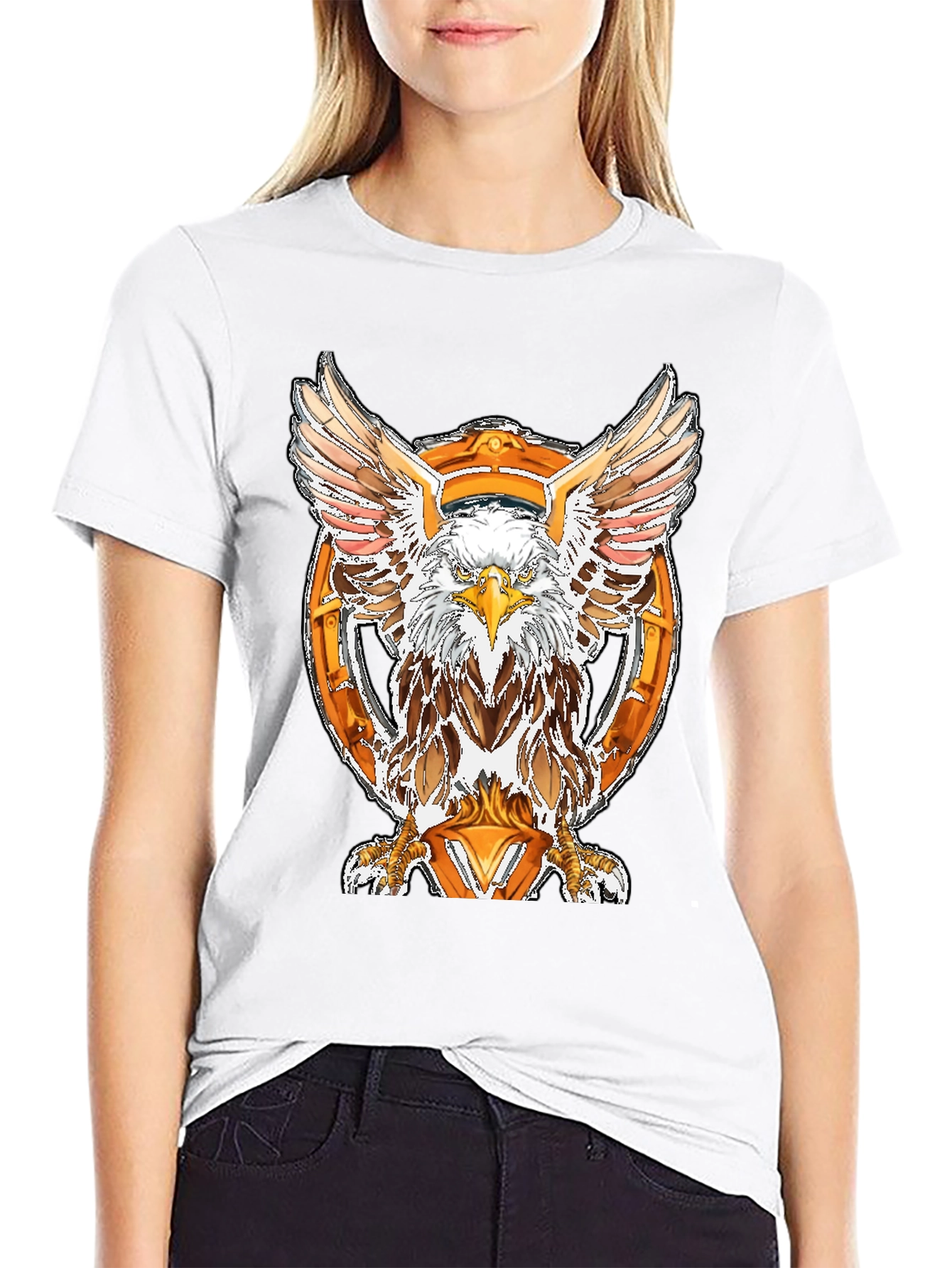 Eagle Emblem Black T-Shirt