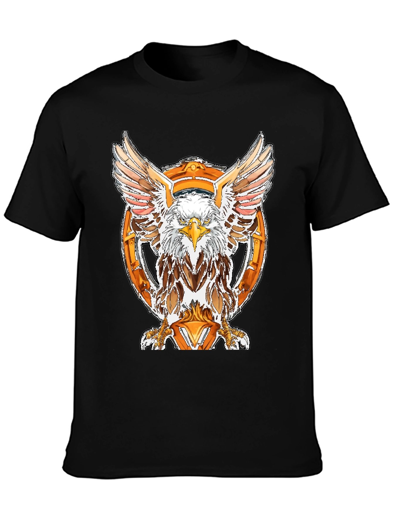 Eagle Emblem Black T-Shirt