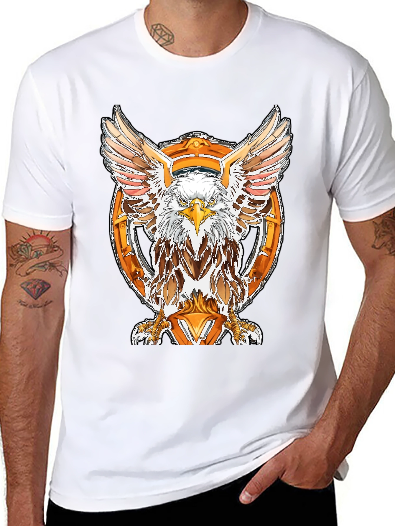 Eagle Emblem Black T-Shirt
