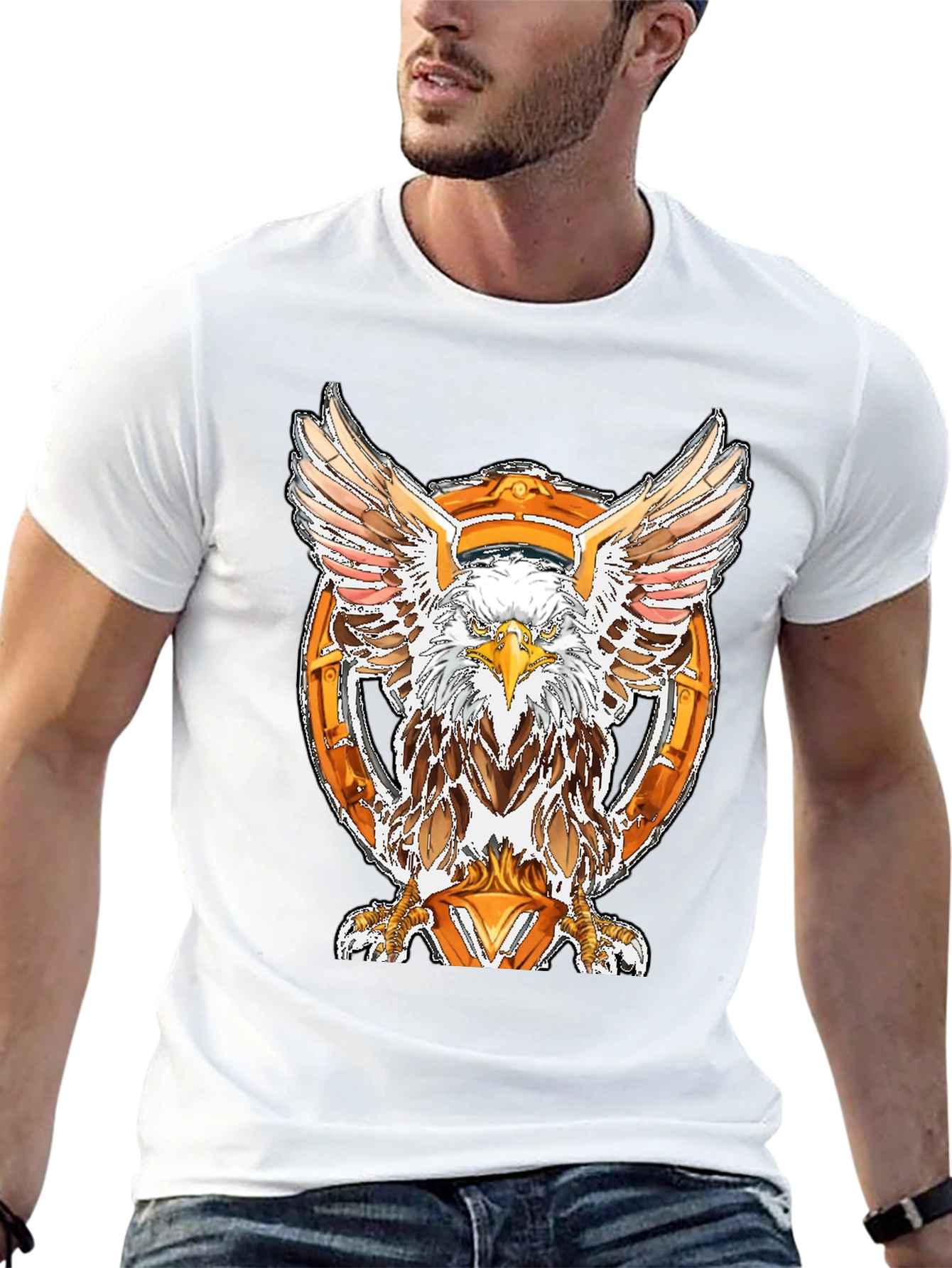 Eagle Emblem Black T-Shirt