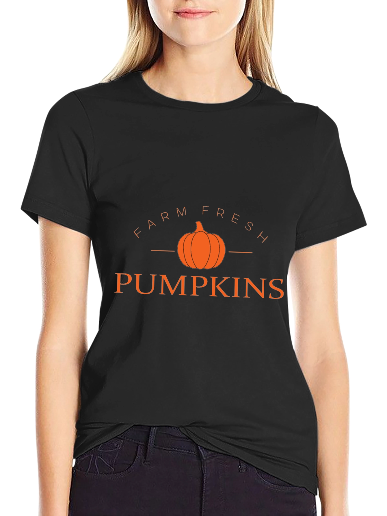 Farm Fresh Pumpkins T-Shirt - Fall Harvest Tee