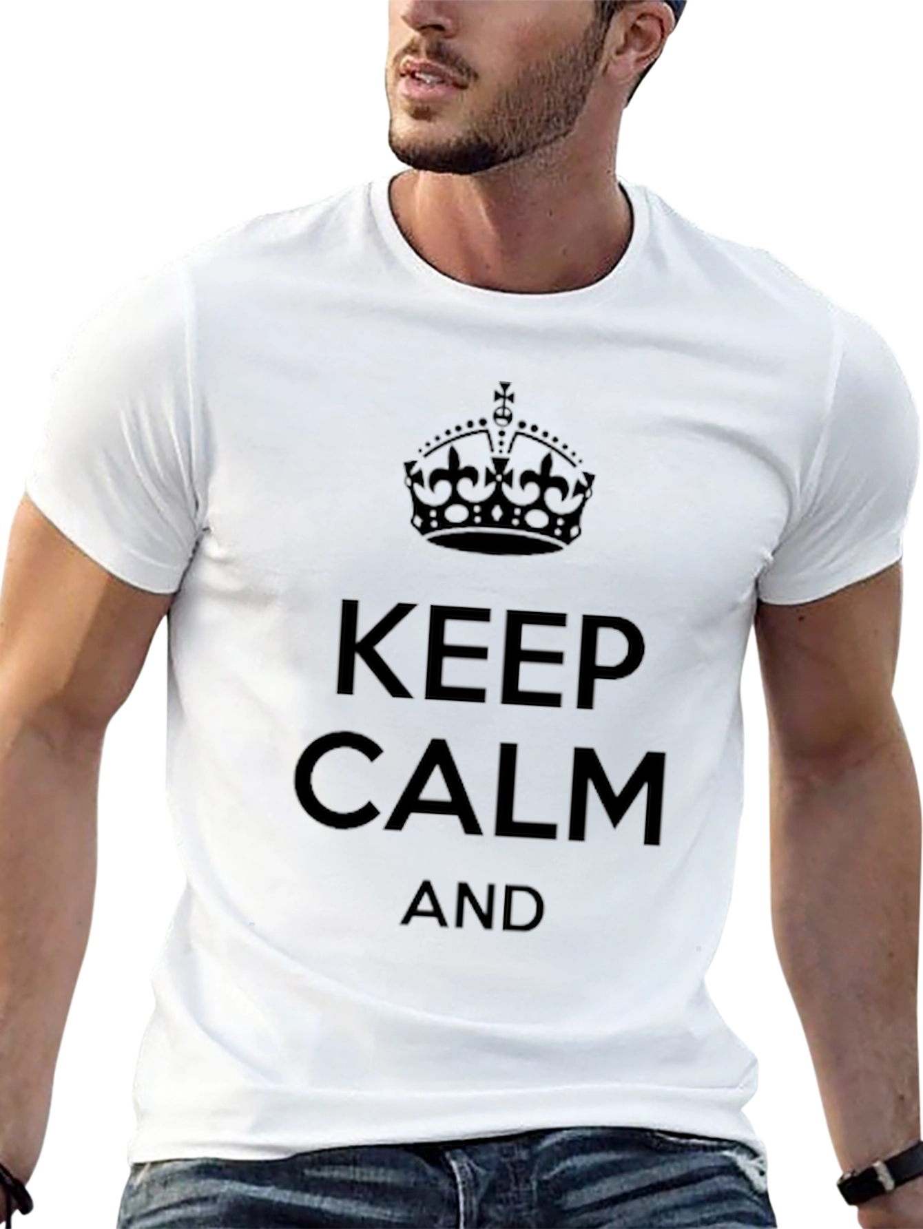 Keep Calm T-Shirt - Classic Slogan Tee