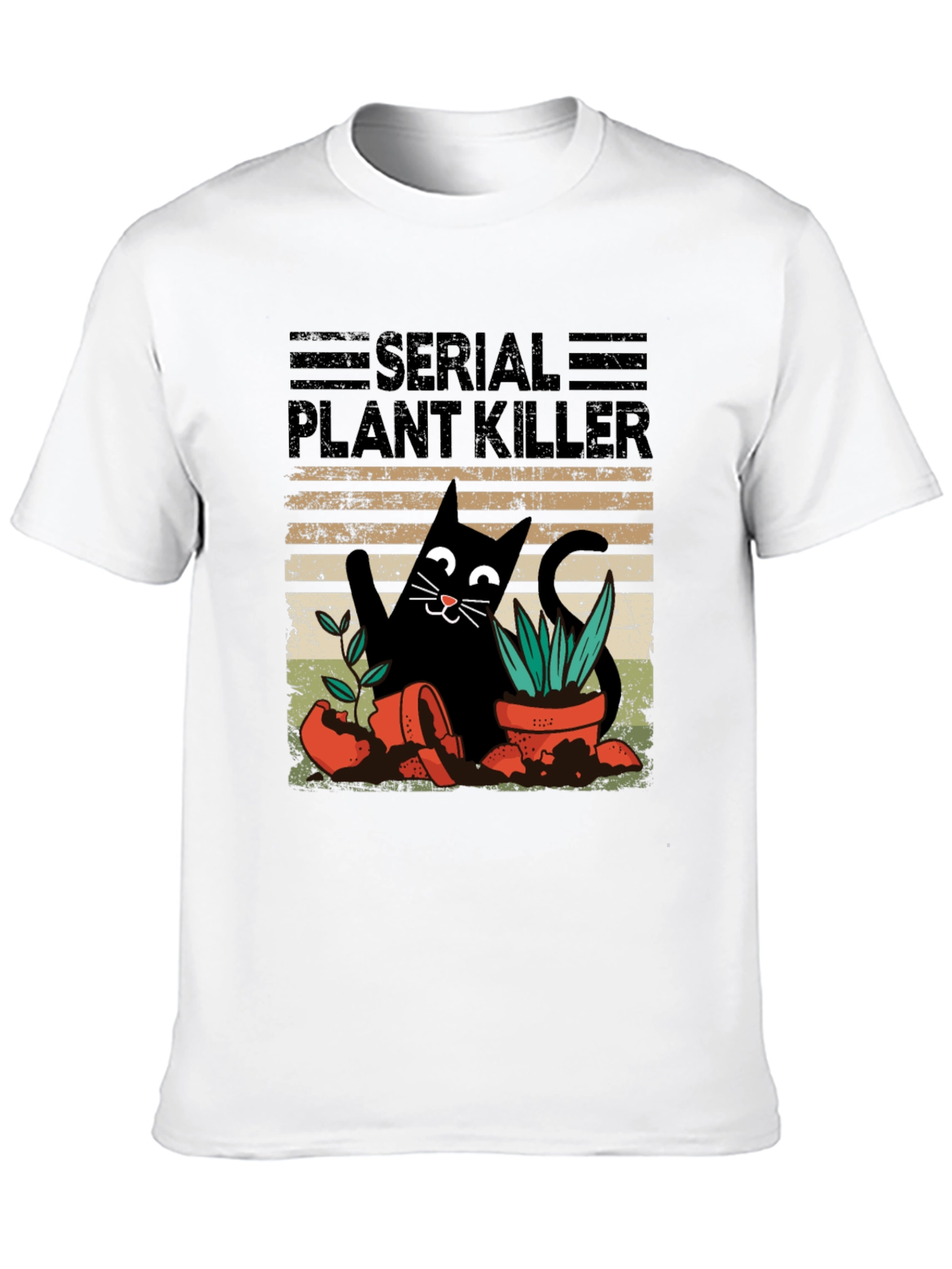 Serial Plant Killer Cat T-Shirt