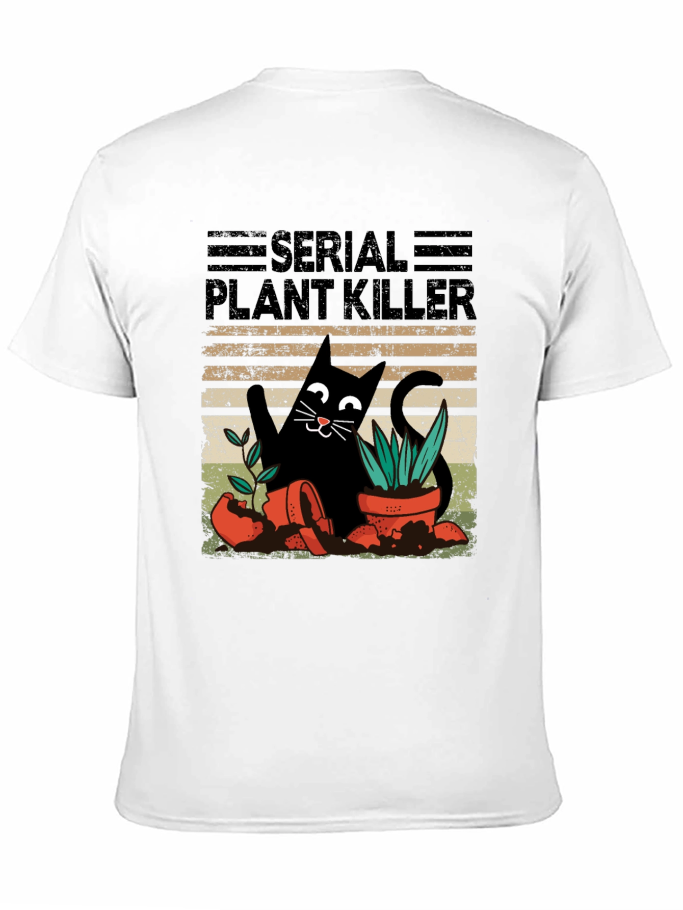 Serial Plant Killer Cat T-Shirt
