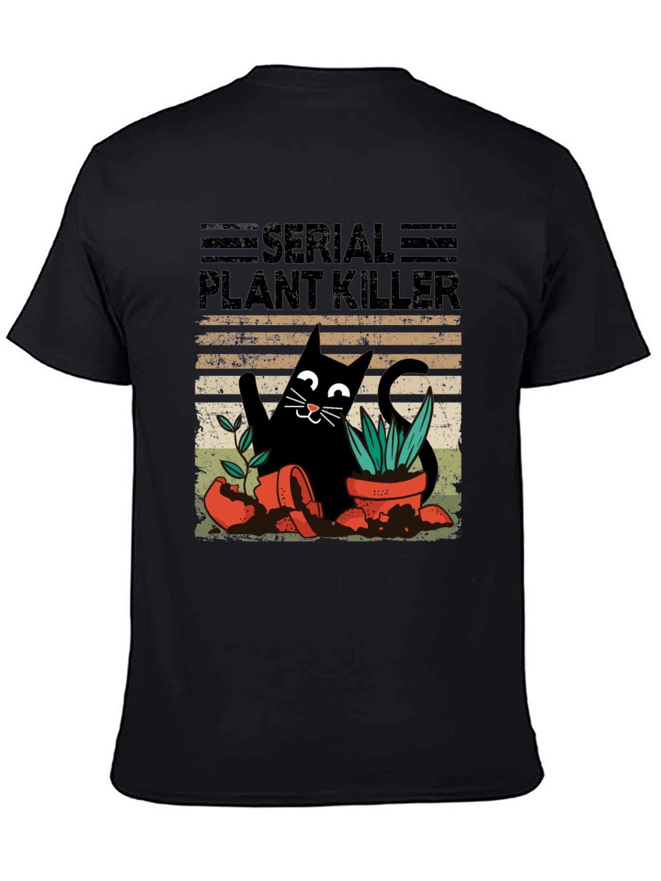 Serial Plant Killer Cat T-Shirt