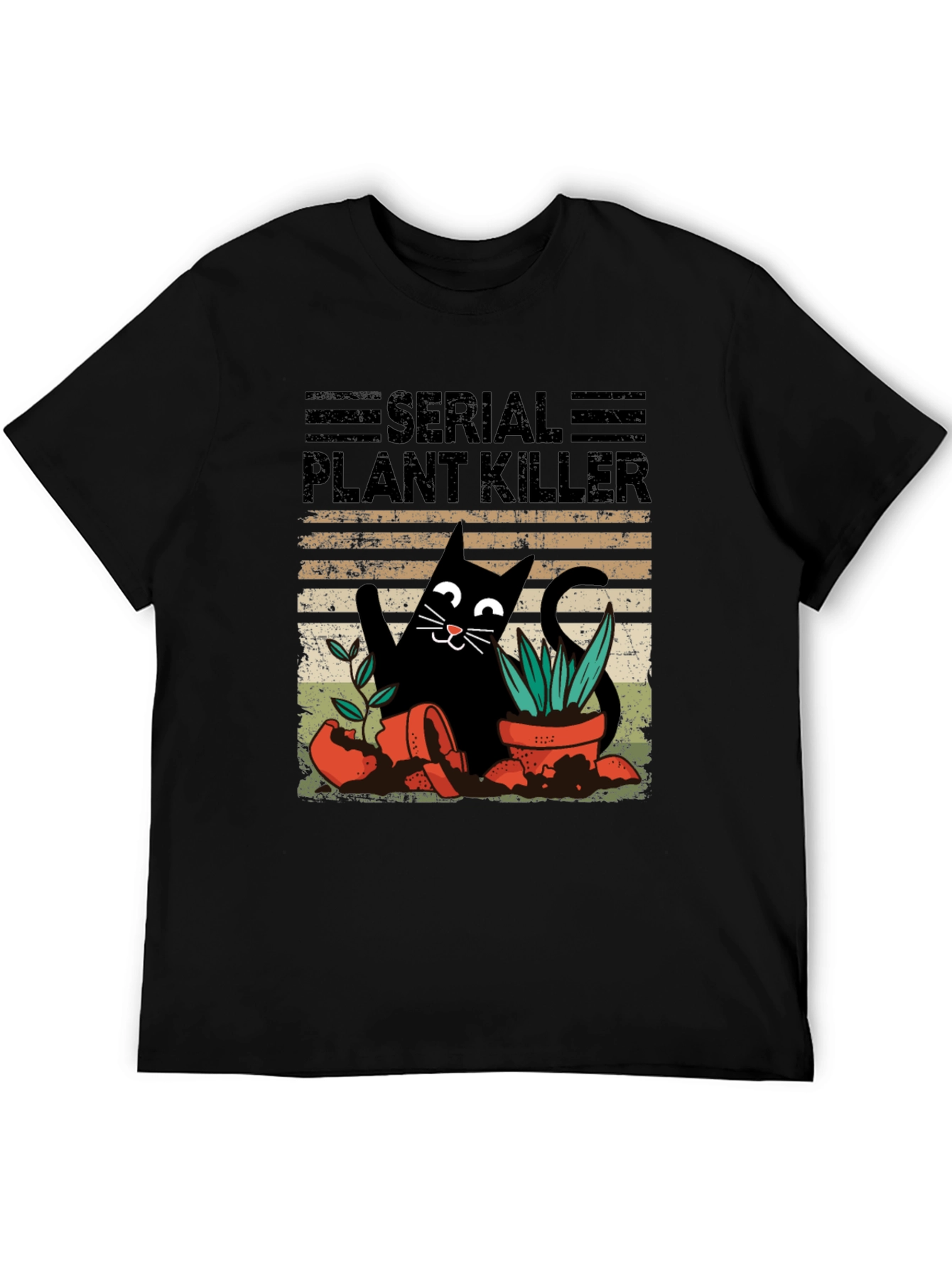 Serial Plant Killer Cat T-Shirt