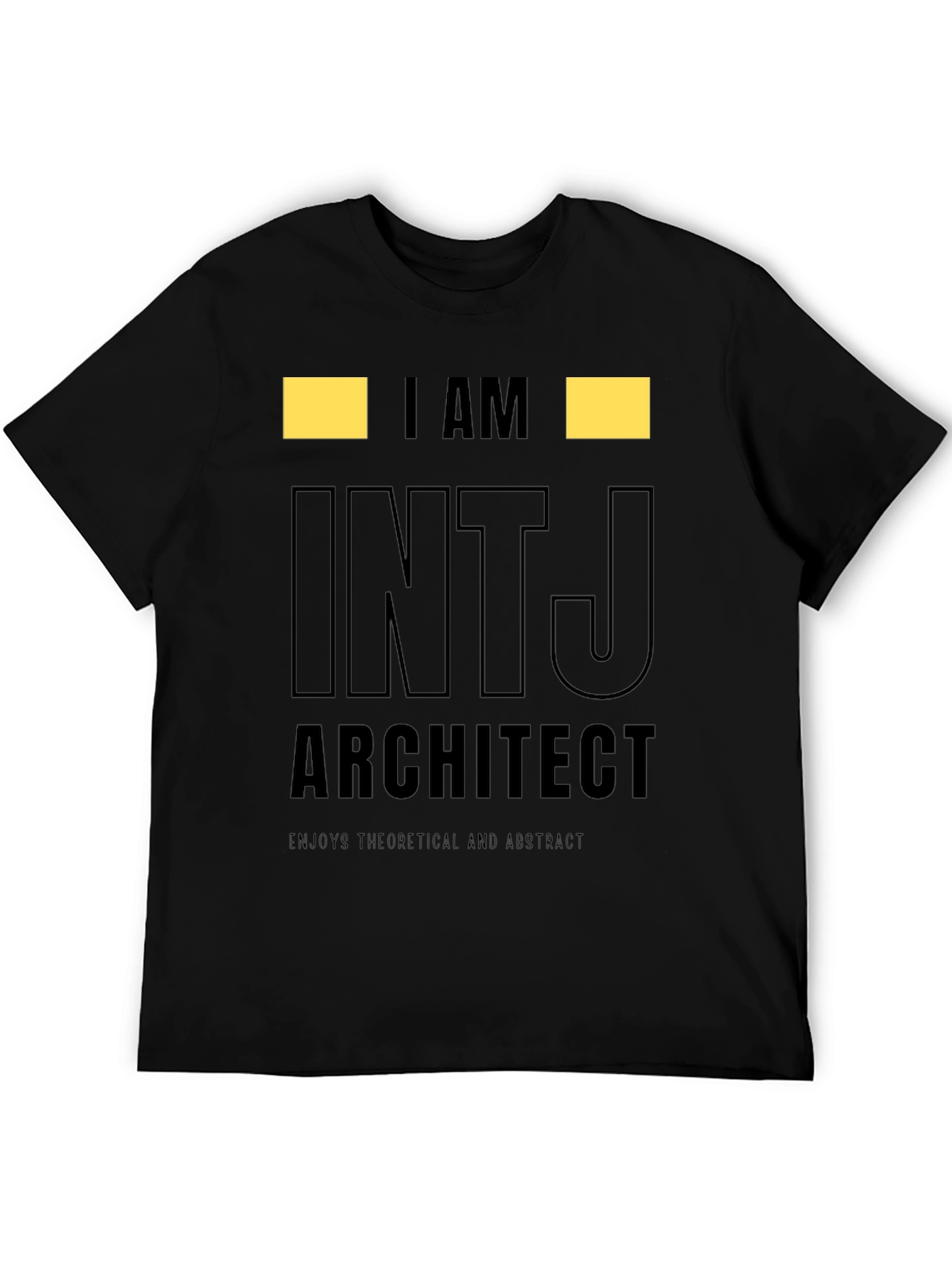 INTJ Architect Black T-Shirt