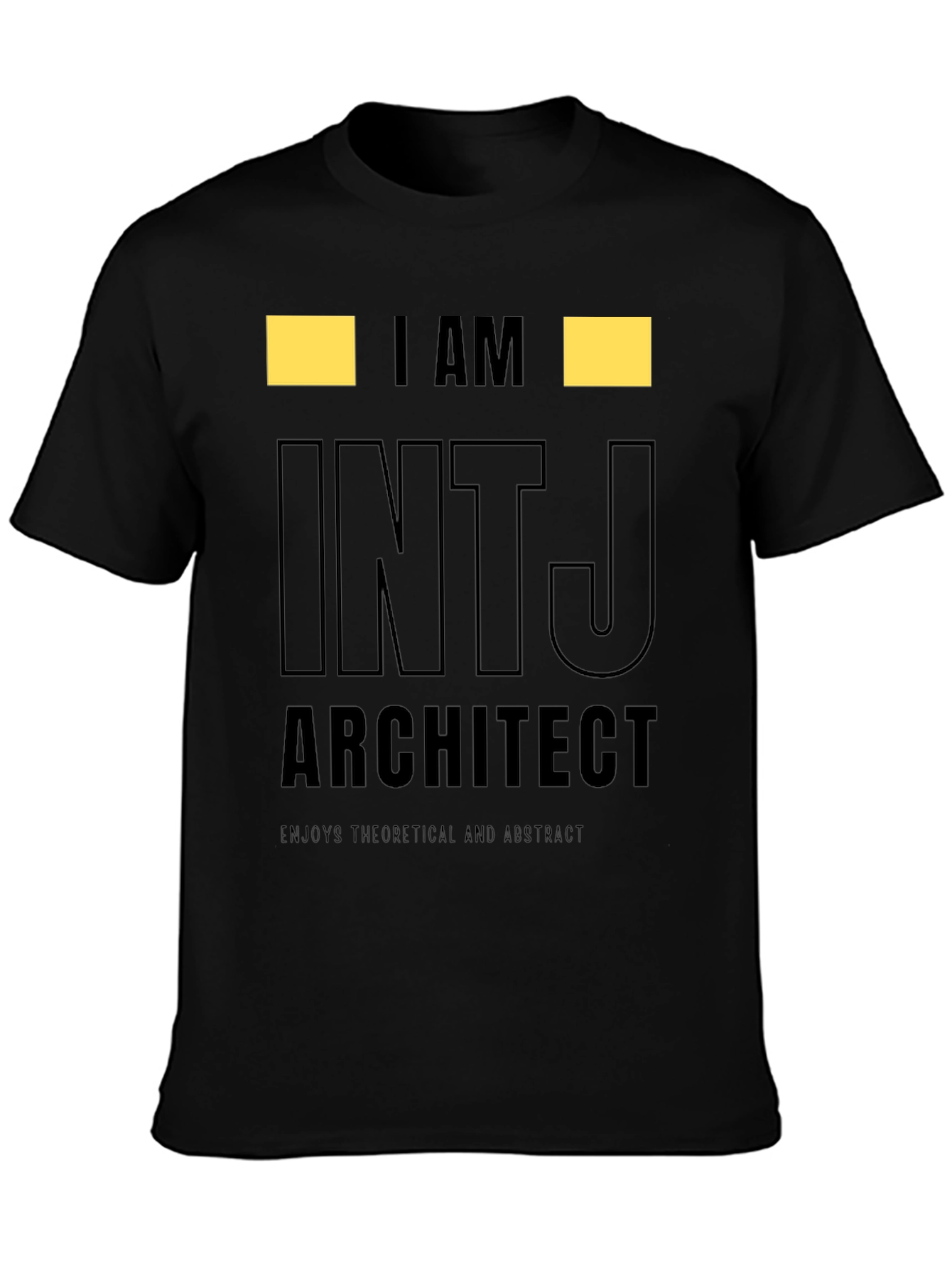 INTJ Architect Black T-Shirt