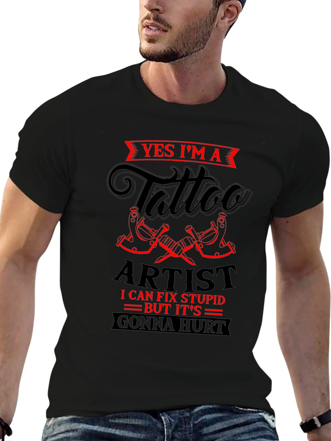 Tattoo Artist Graphic T-Shirt - Funny Tattoo Humor