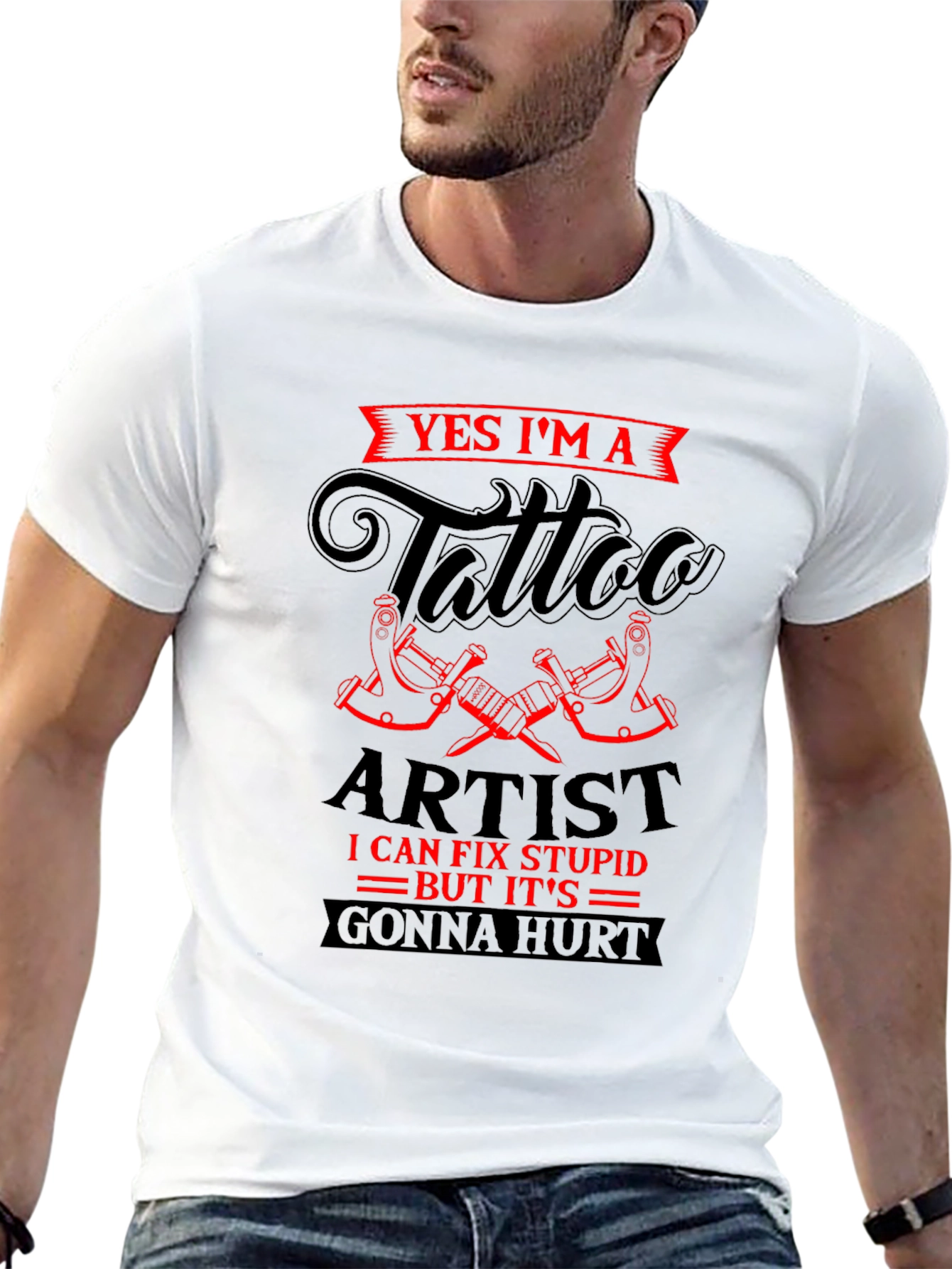 Tattoo Artist Graphic T-Shirt - Funny Tattoo Humor