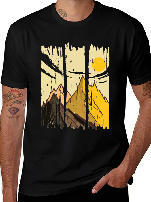 Mountain Vista Graphic Tee - Vintage Style