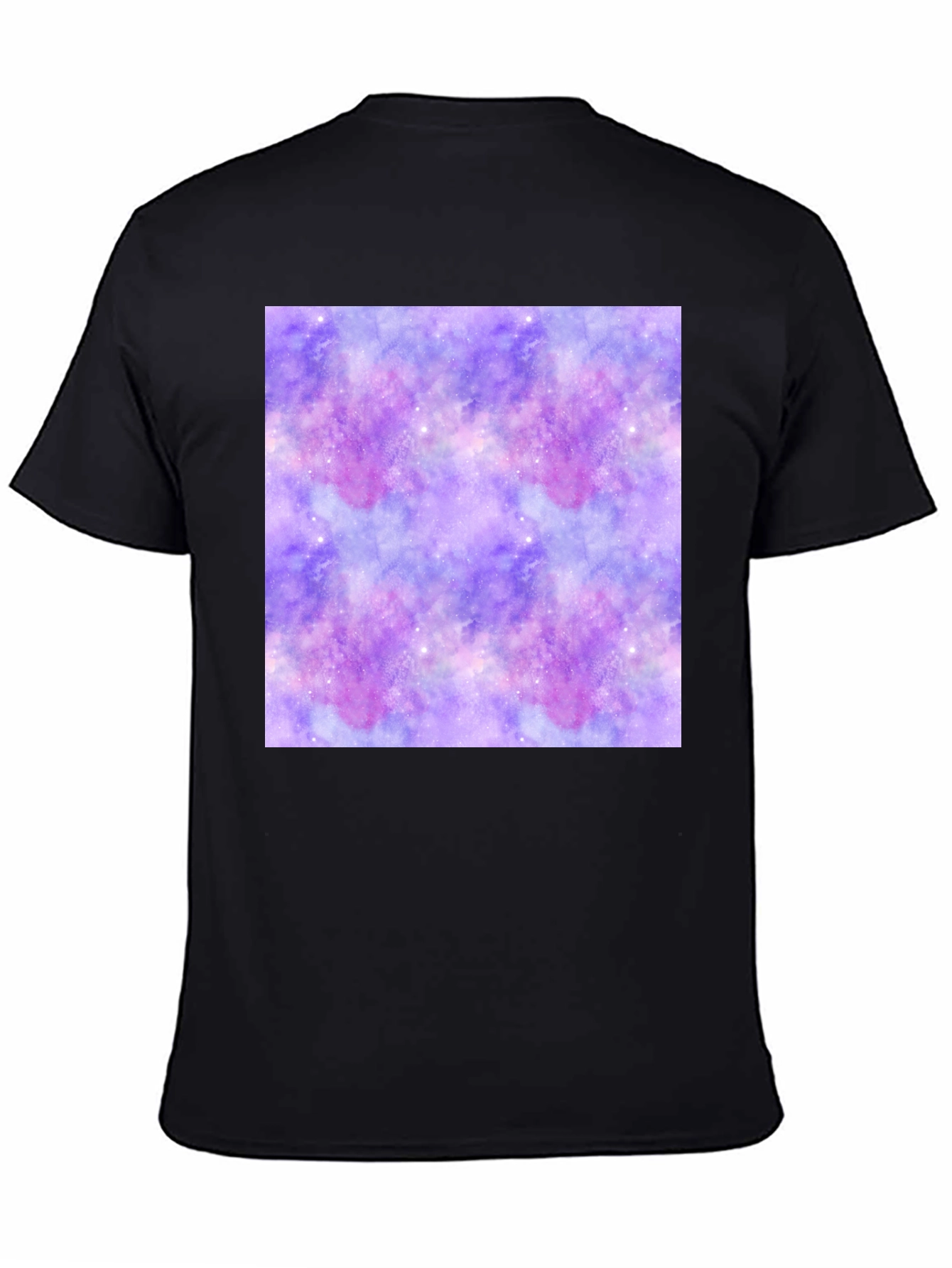 Galaxy Print Black T-Shirt