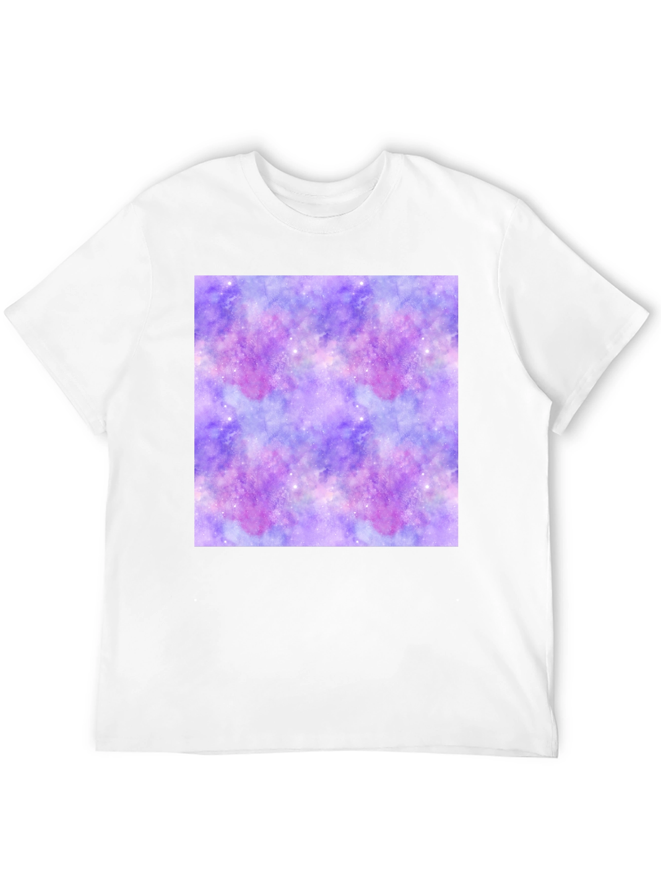 Galaxy Print Black T-Shirt
