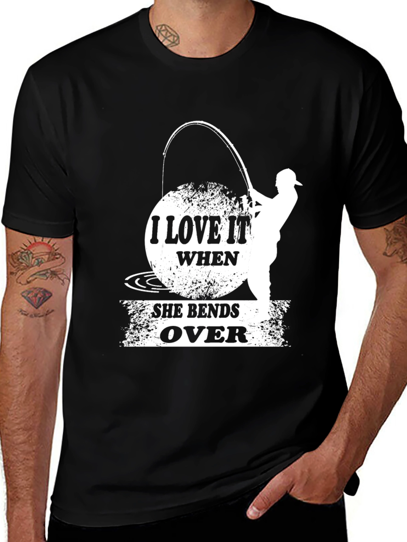I Love it When She Bends Over Fishing T-Shirt