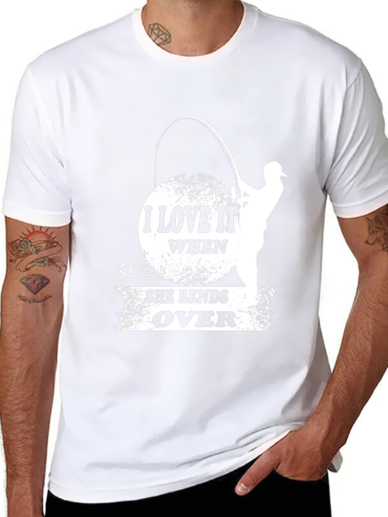 I Love it When She Bends Over Fishing T-Shirt
