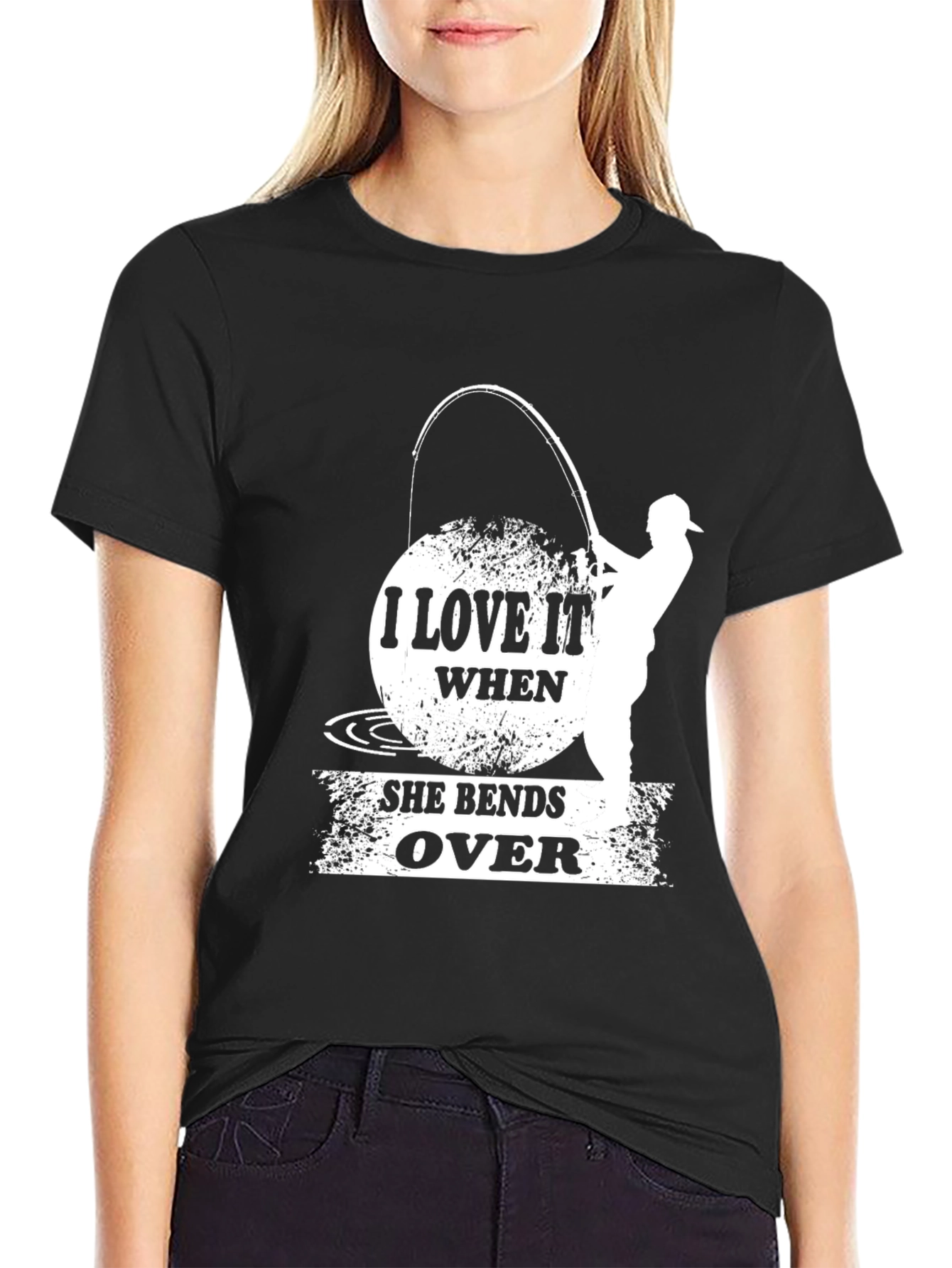 I Love it When She Bends Over Fishing T-Shirt