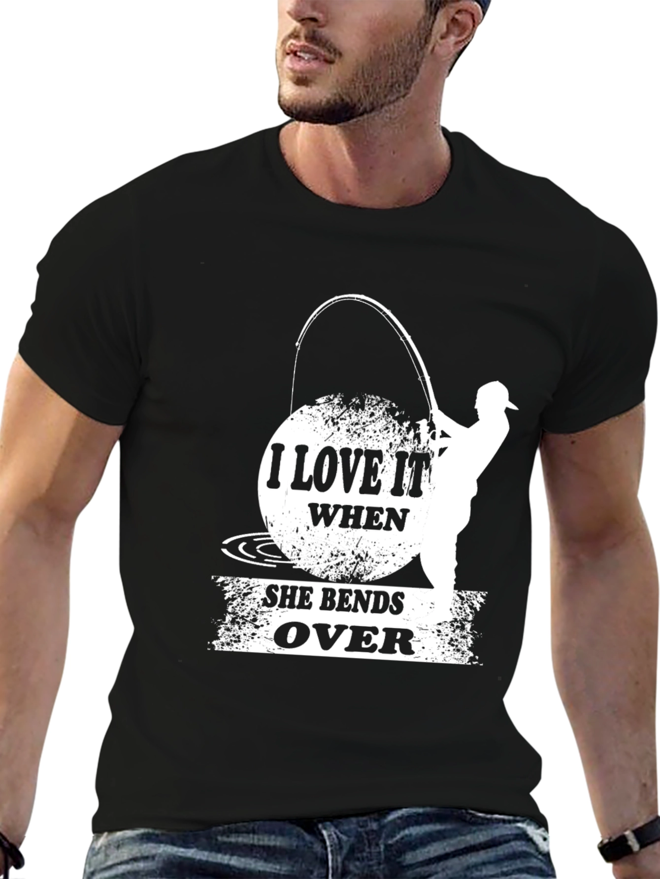 I Love it When She Bends Over Fishing T-Shirt