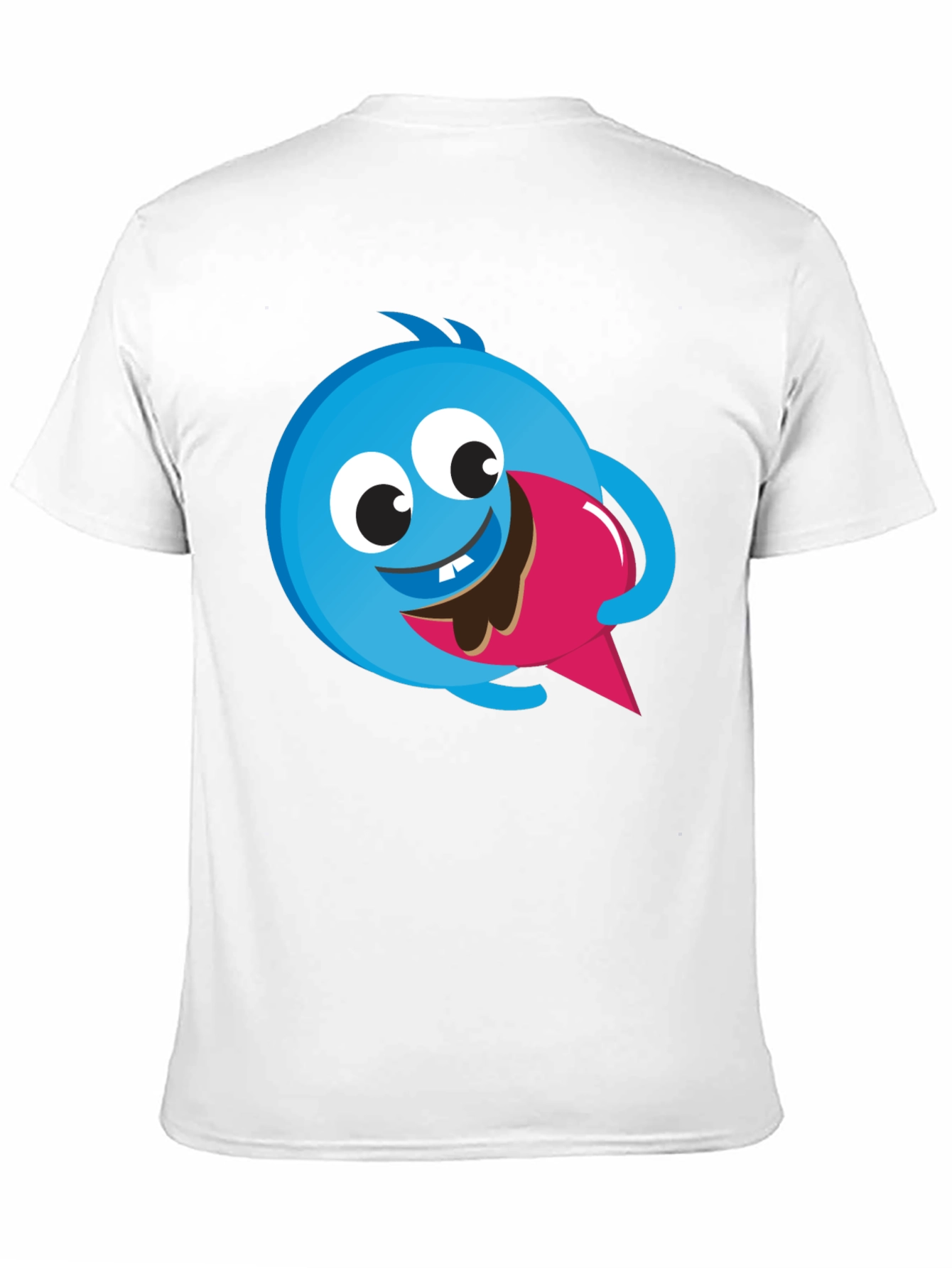 Cartoon Monster Eating Ice Cream T-Shirt