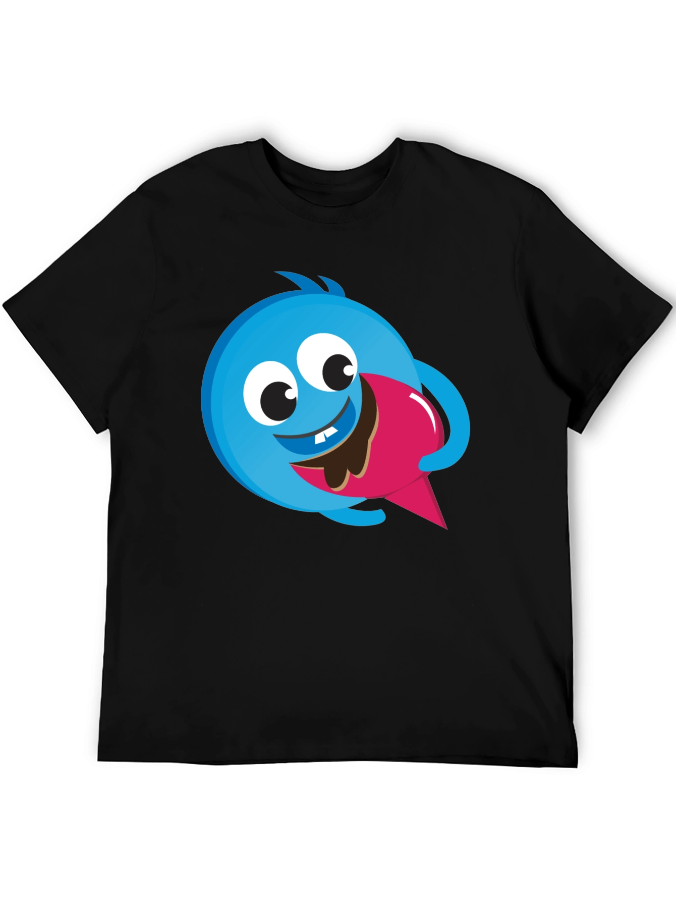 Cartoon Monster Eating Ice Cream T-Shirt