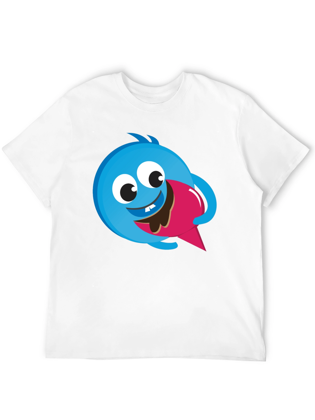 Cartoon Monster Eating Ice Cream T-Shirt