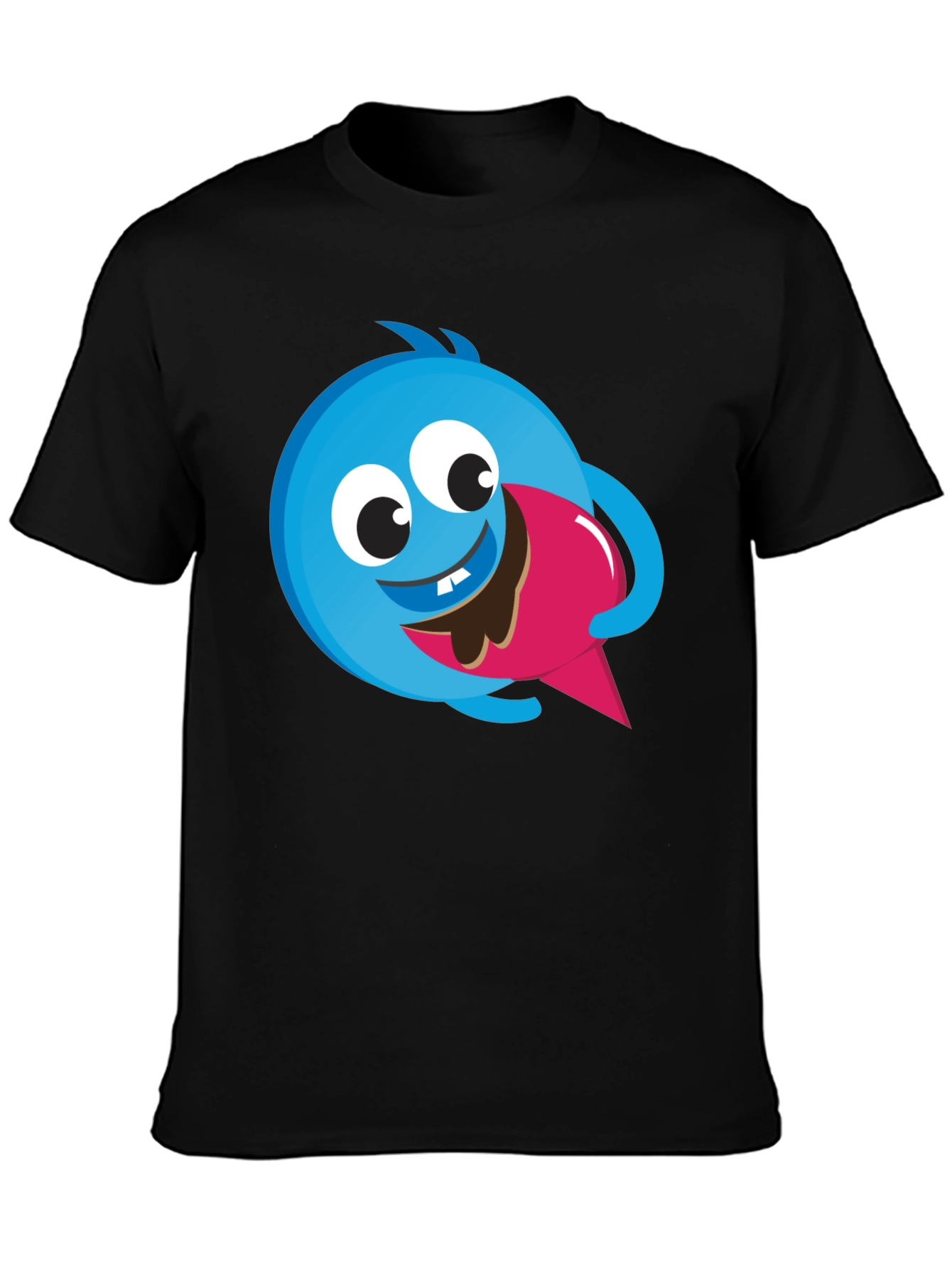 Cartoon Monster Eating Ice Cream T-Shirt