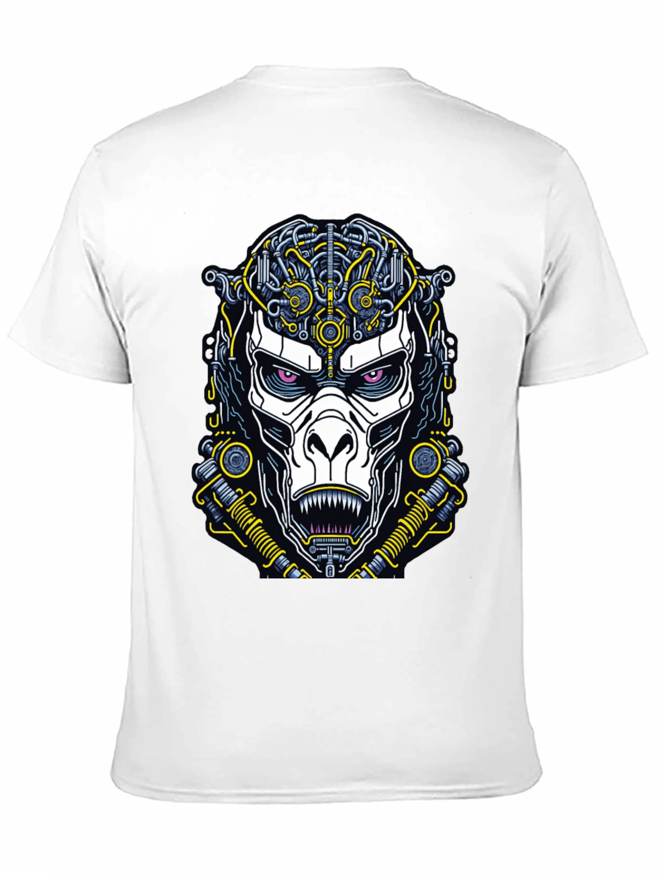 Cyberpunk Ape Graphic Tee - Futuristic Style