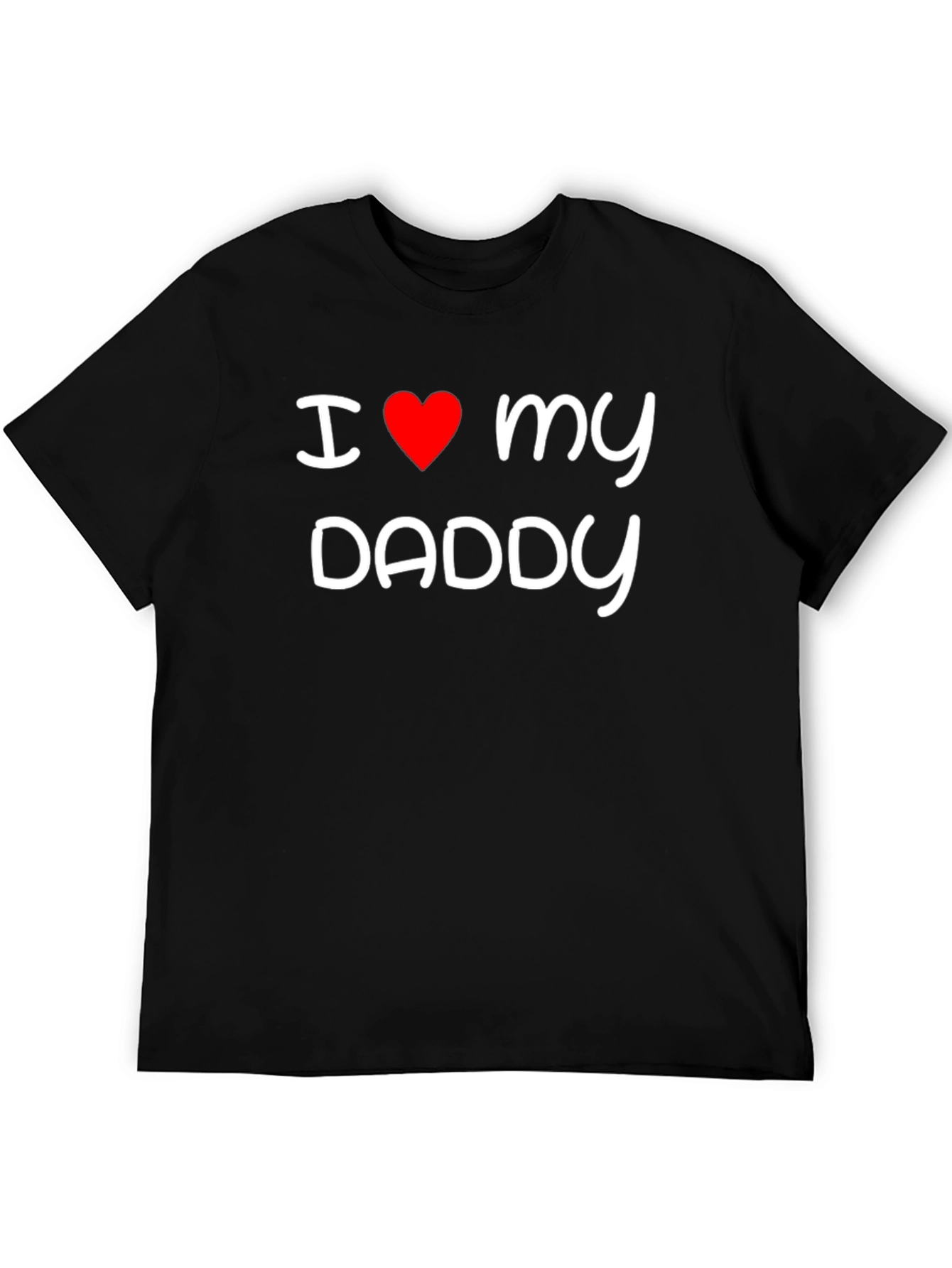I Love My Daddy Black T-Shirt