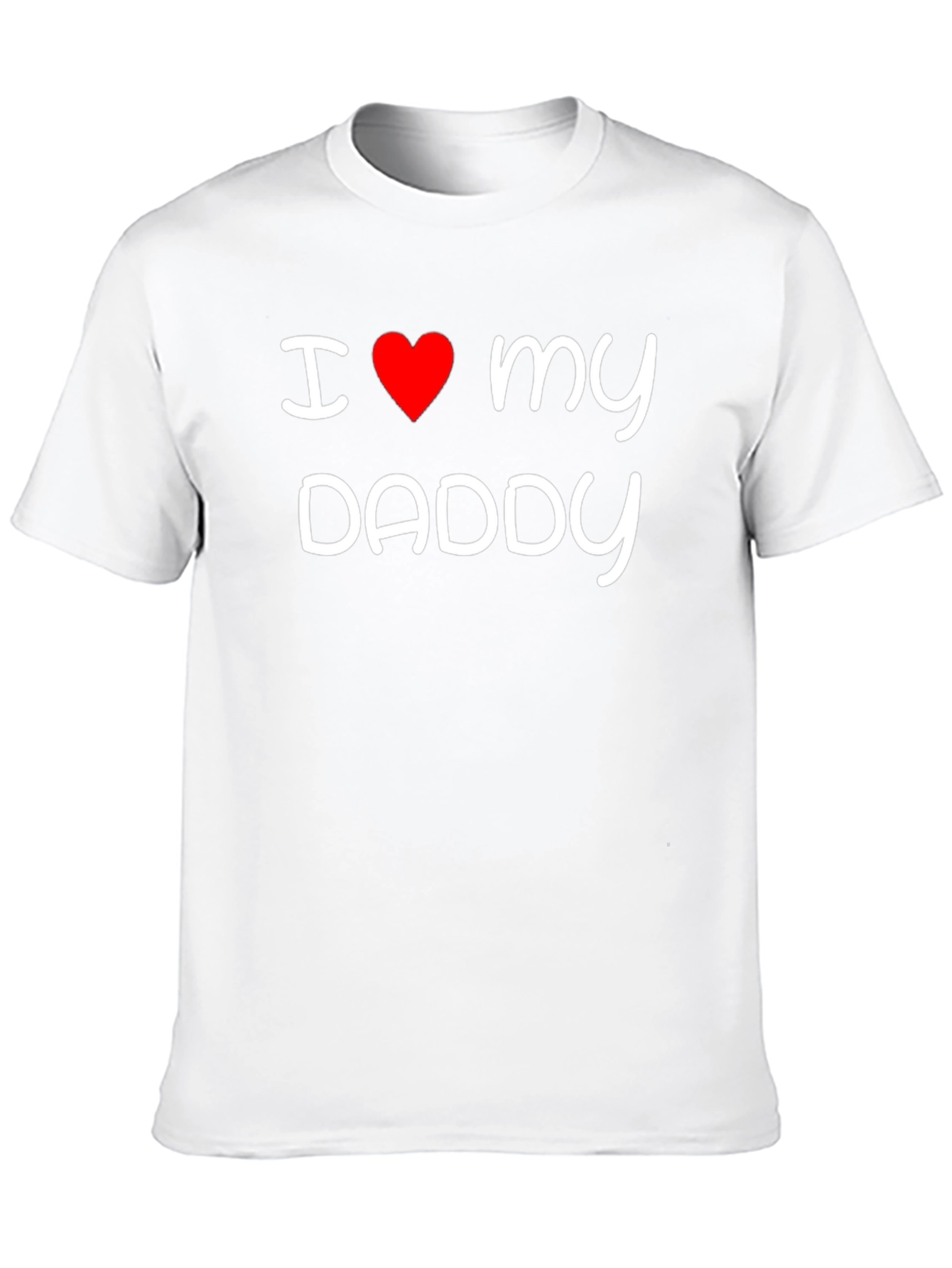 I Love My Daddy Black T-Shirt