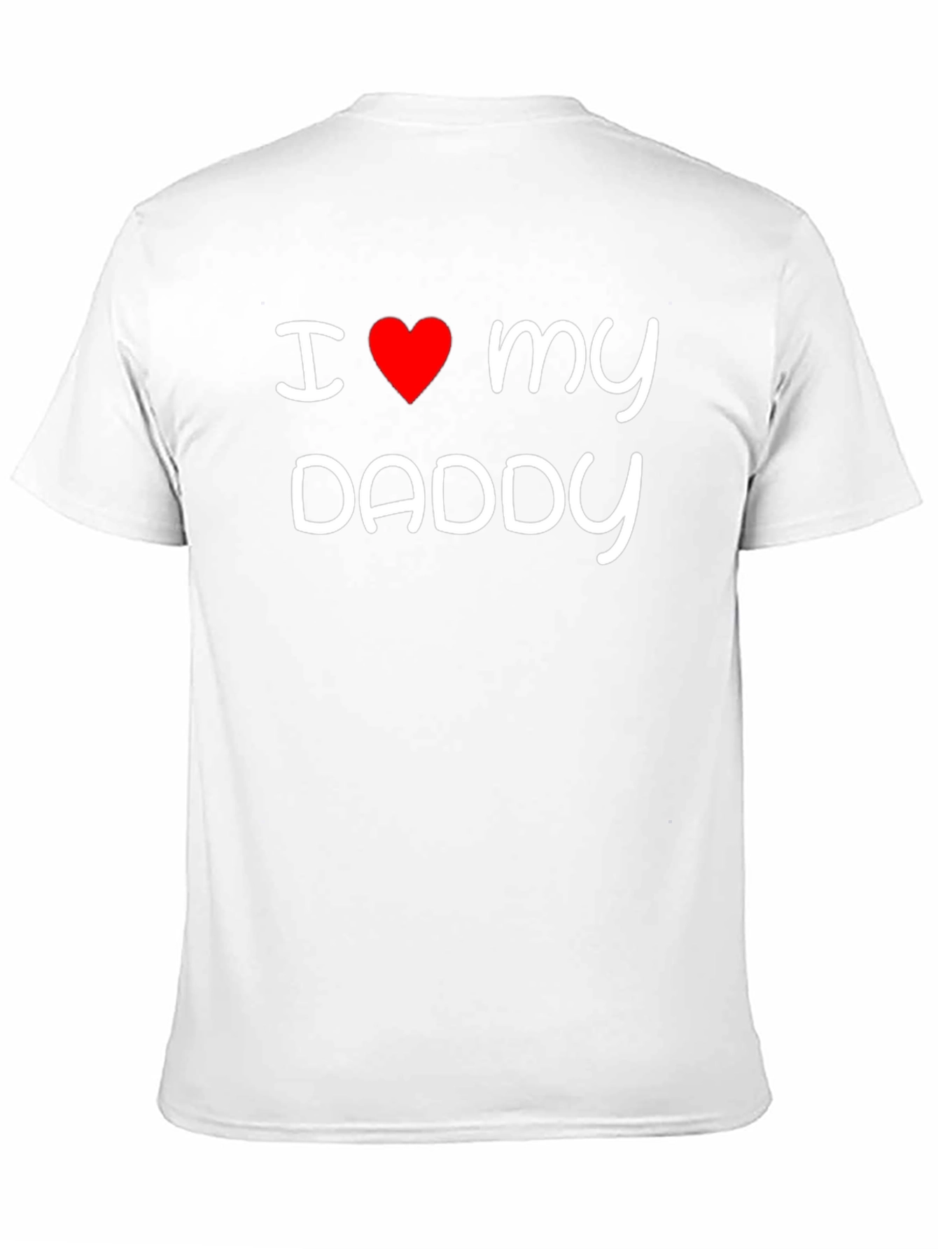 I Love My Daddy Black T-Shirt