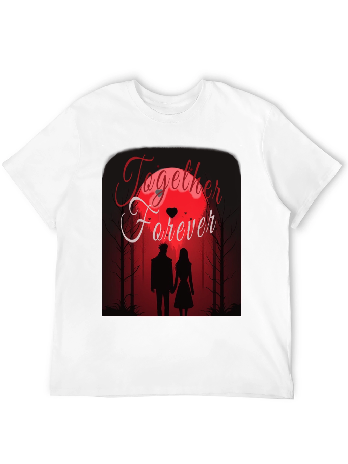 Together Forever T-Shirt - Romantic Couple Design