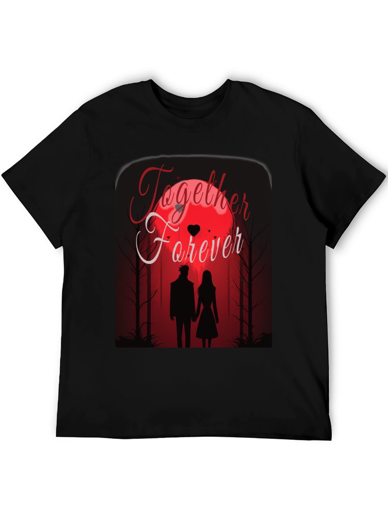 Together Forever T-Shirt - Romantic Couple Design