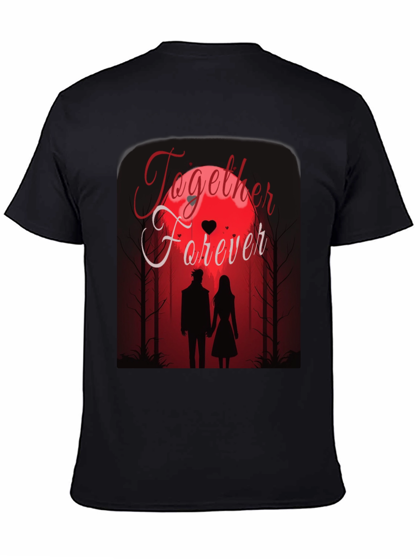 Together Forever T-Shirt - Romantic Couple Design