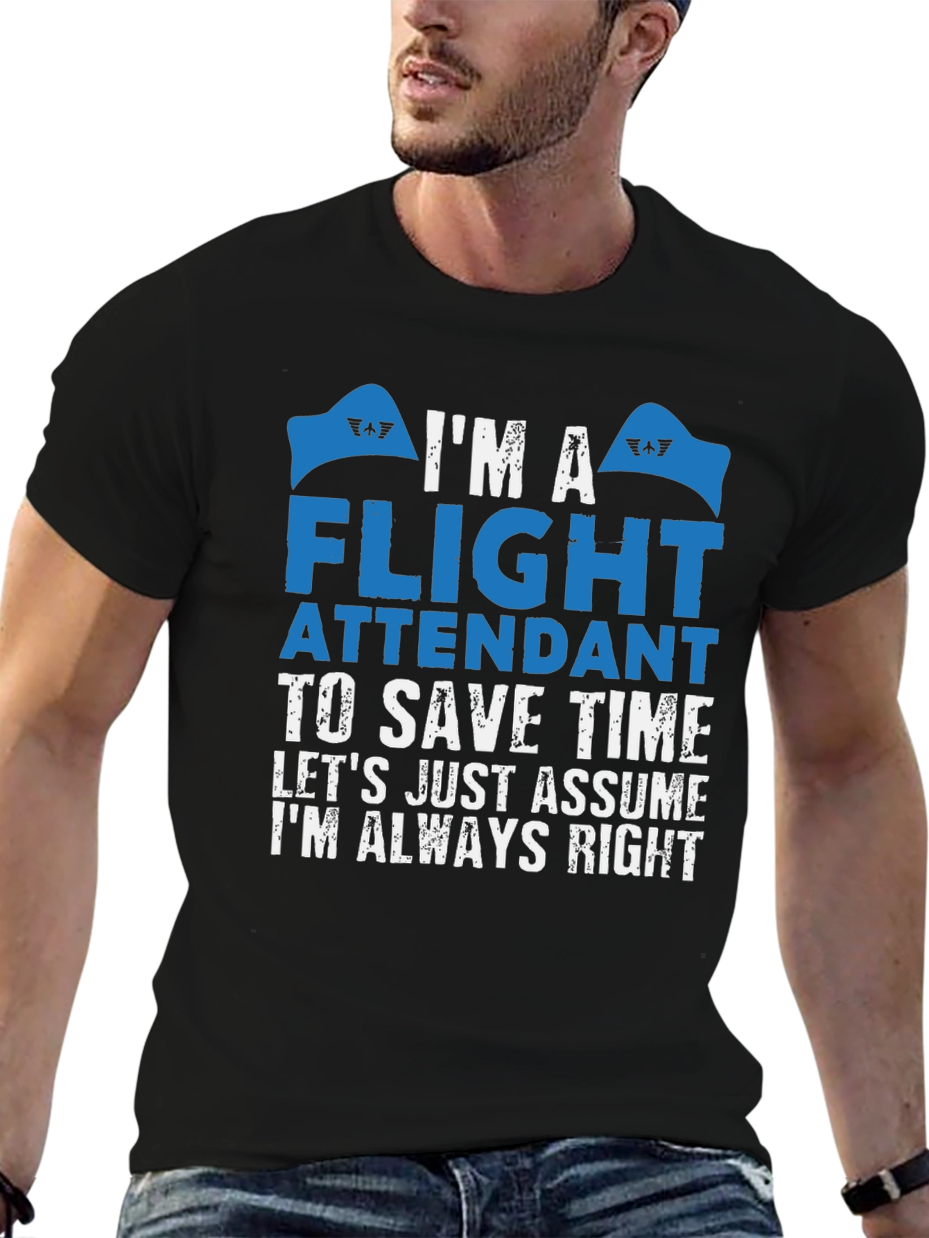 Flight Attendant Always Right T-Shirt