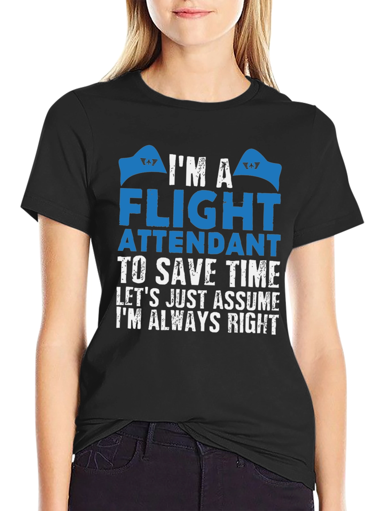 Flight Attendant Always Right T-Shirt