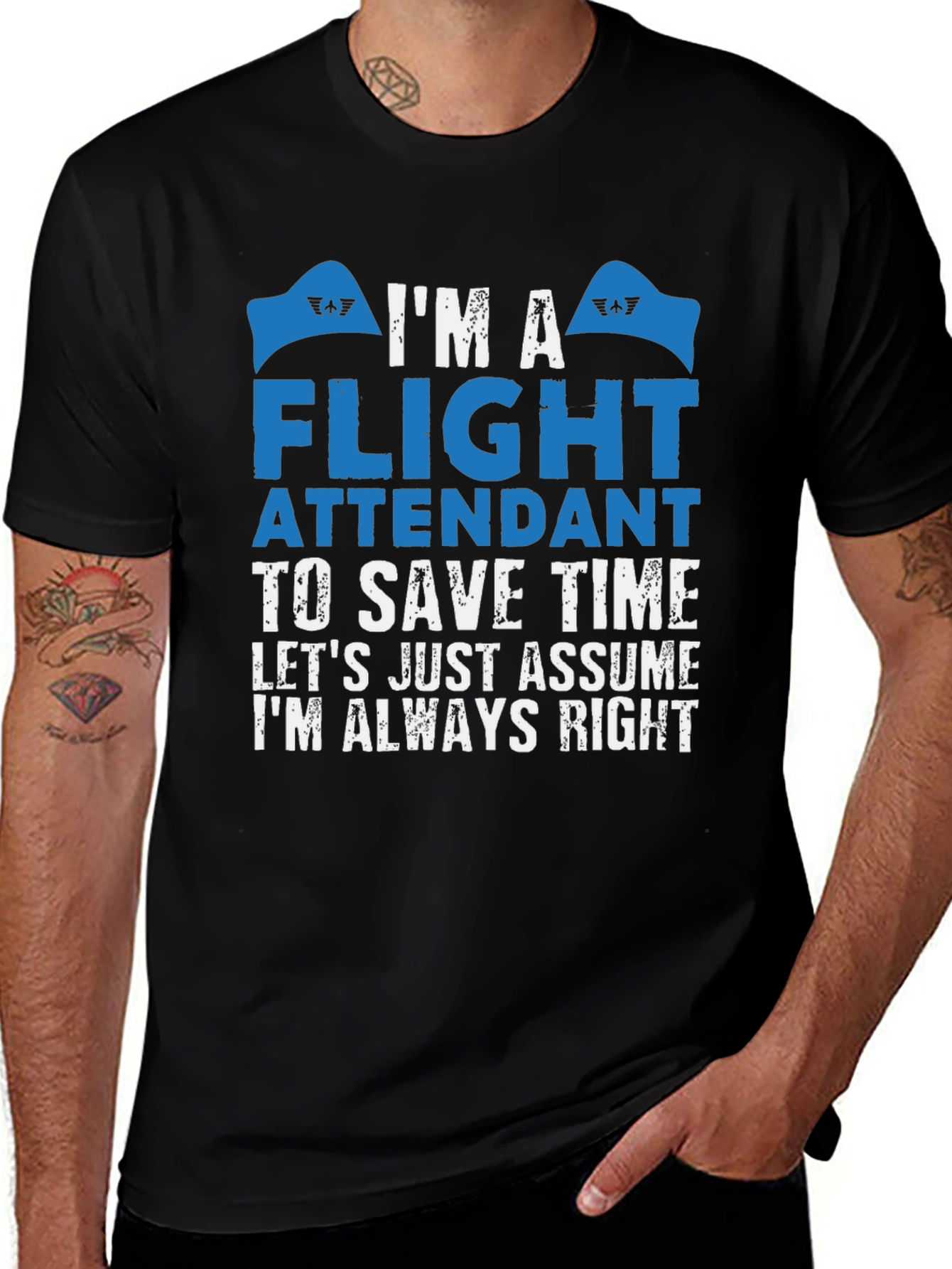 Flight Attendant Always Right T-Shirt