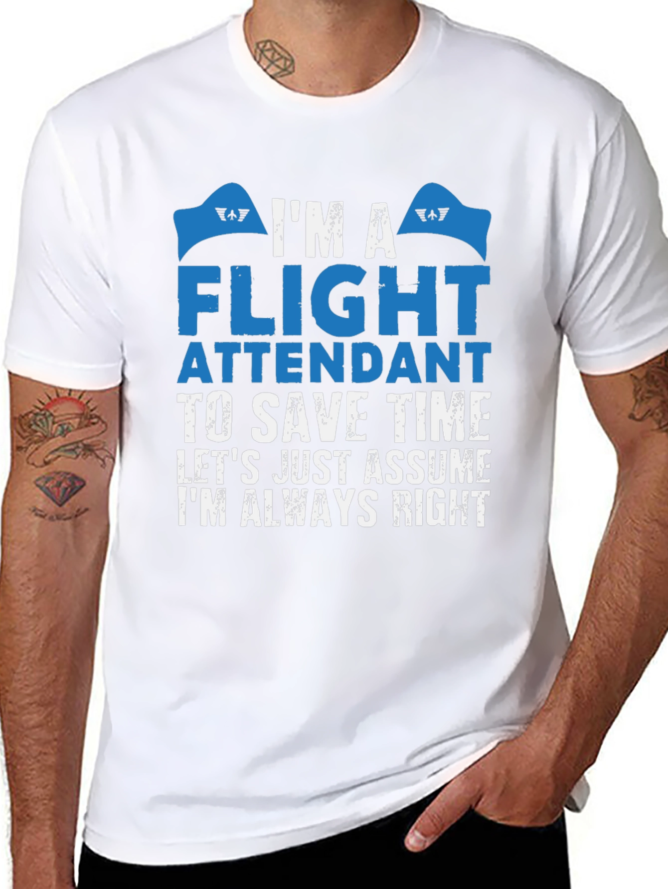 Flight Attendant Always Right T-Shirt