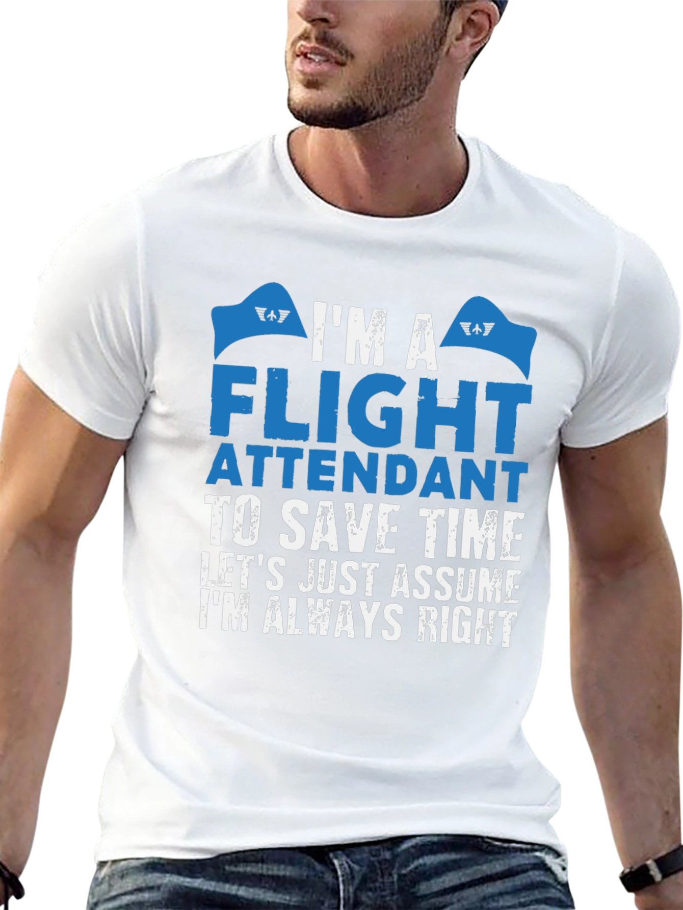 Flight Attendant Always Right T-Shirt