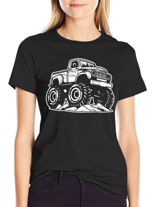 Monster Truck Graphic Tee - Black