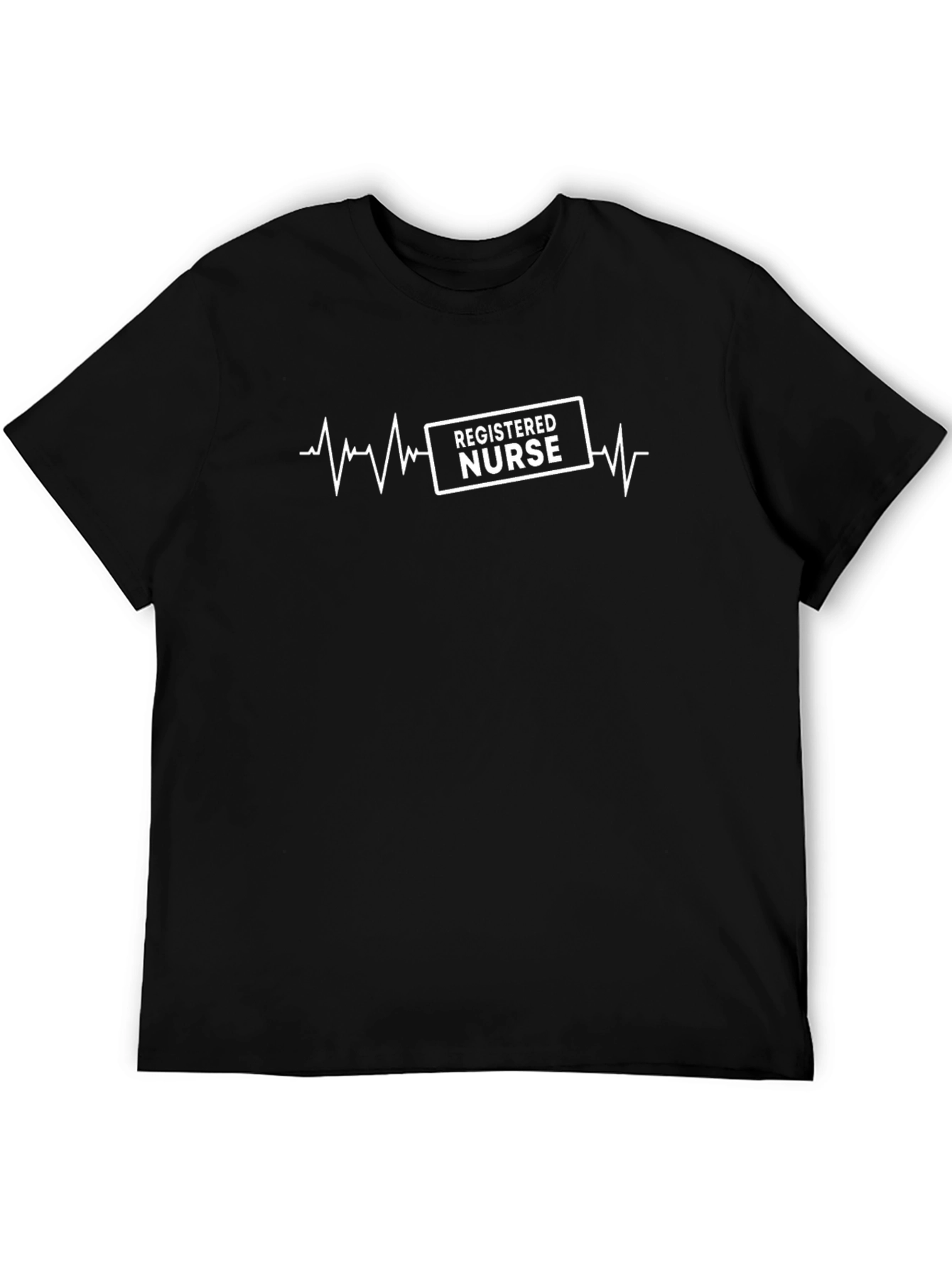 Registered Nurse Heartbeat Graphic T-Shirt