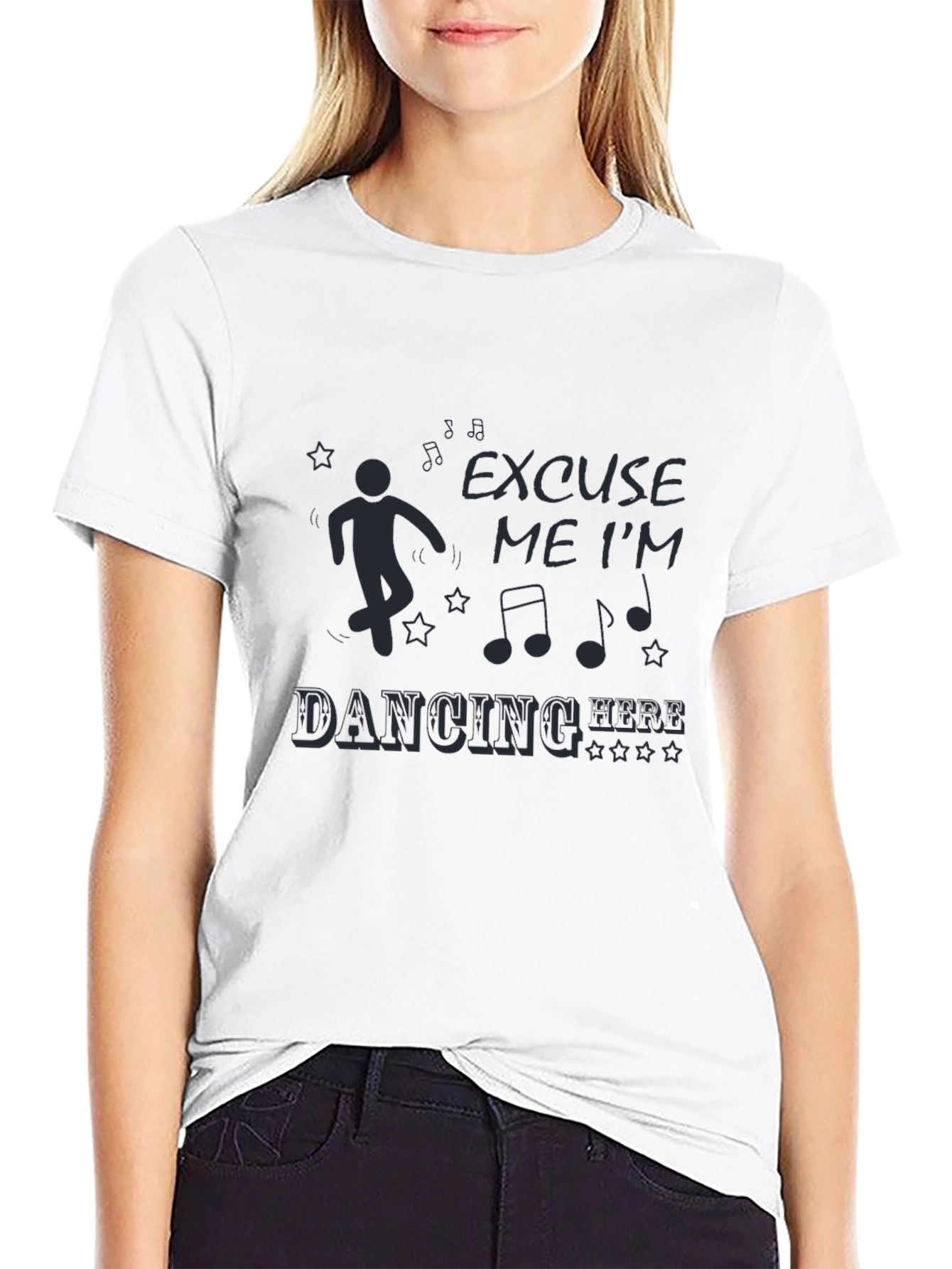 Excuse Me Im Dancing Here Mens T-Shirt
