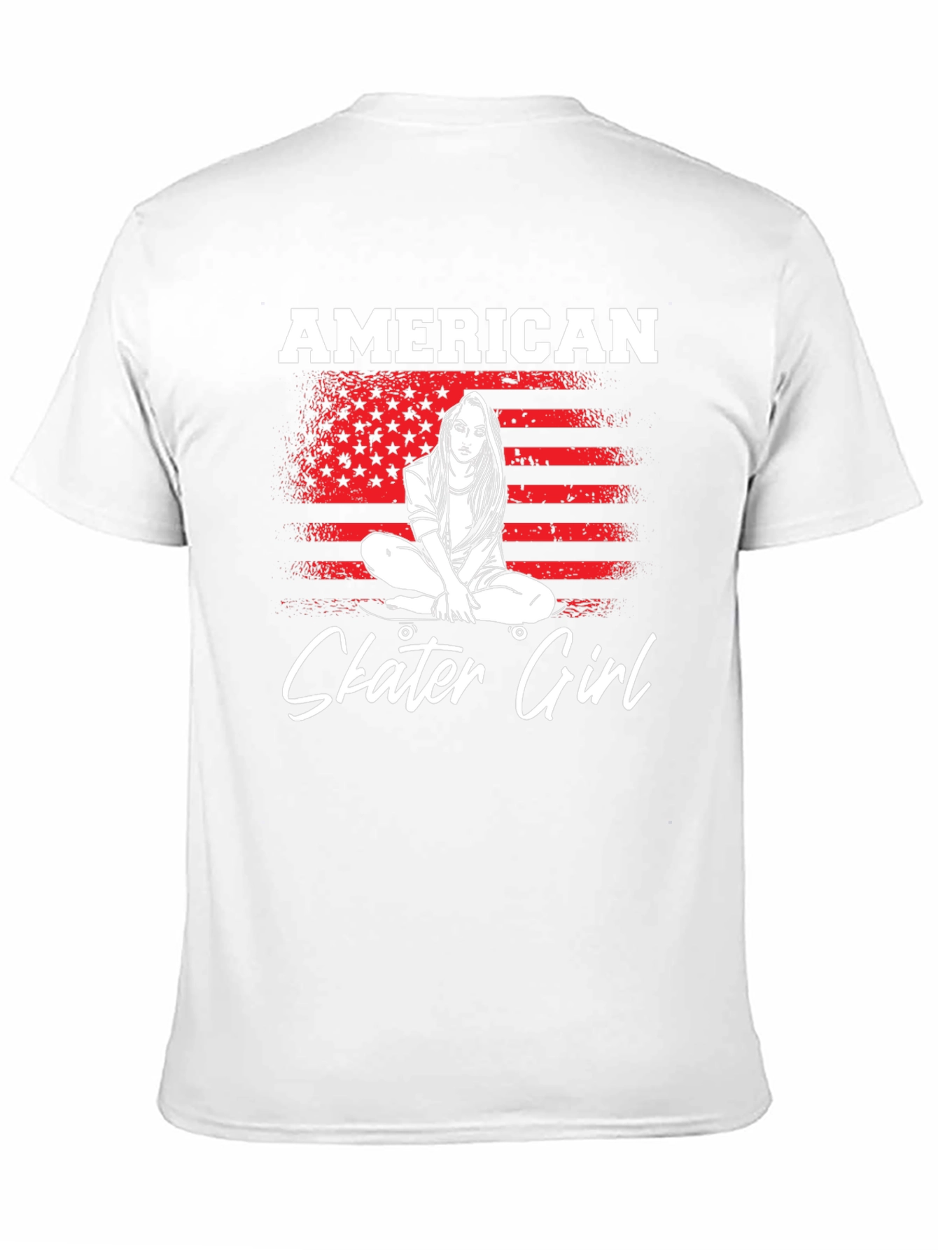 American Skater Girl Graphic Tee