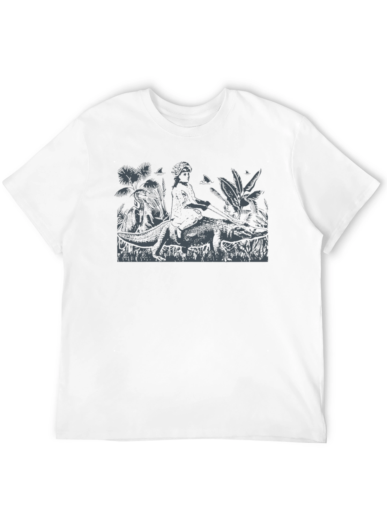 Graphic Tee: Crocodile Rider