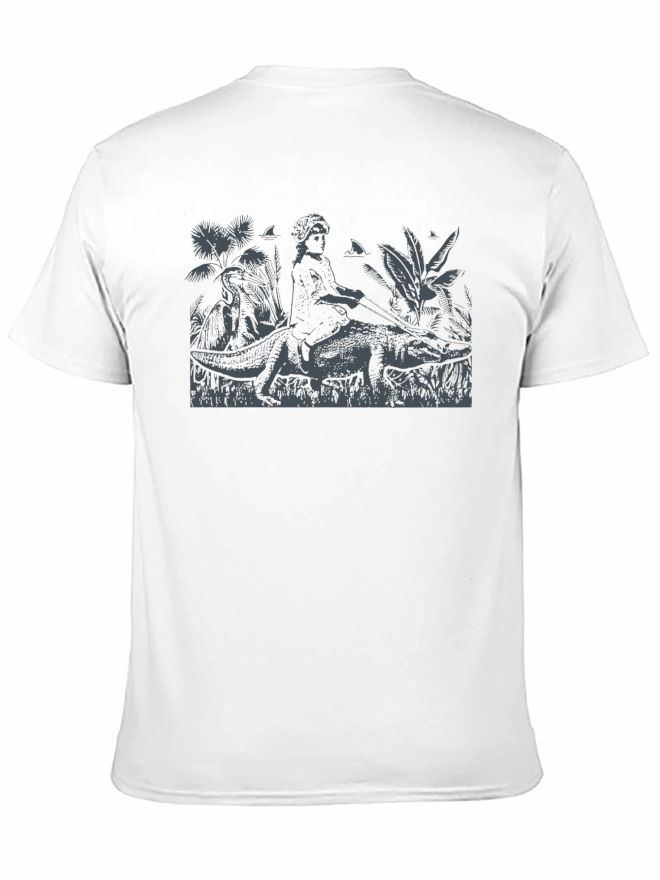 Graphic Tee: Crocodile Rider
