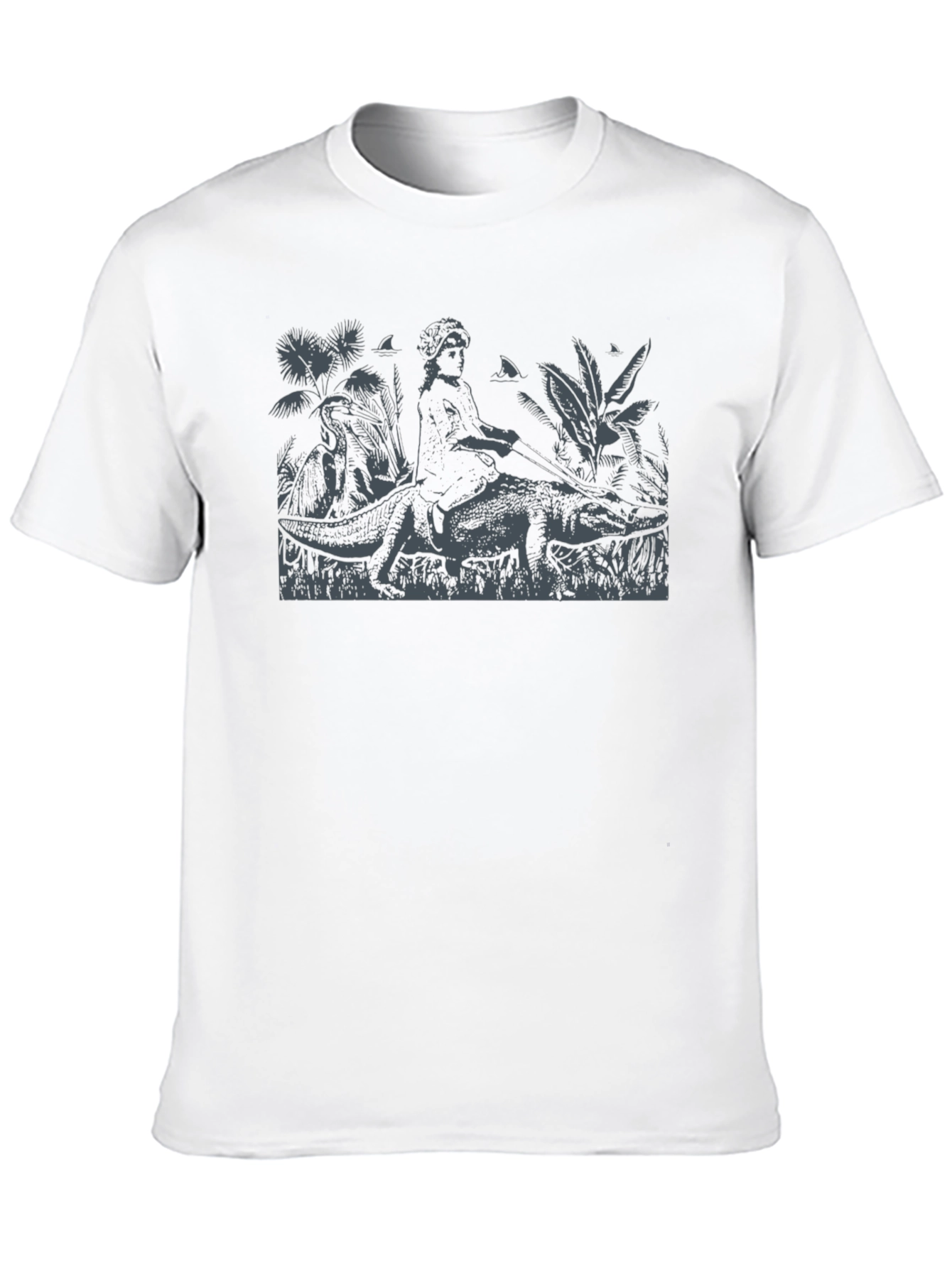 Graphic Tee: Crocodile Rider