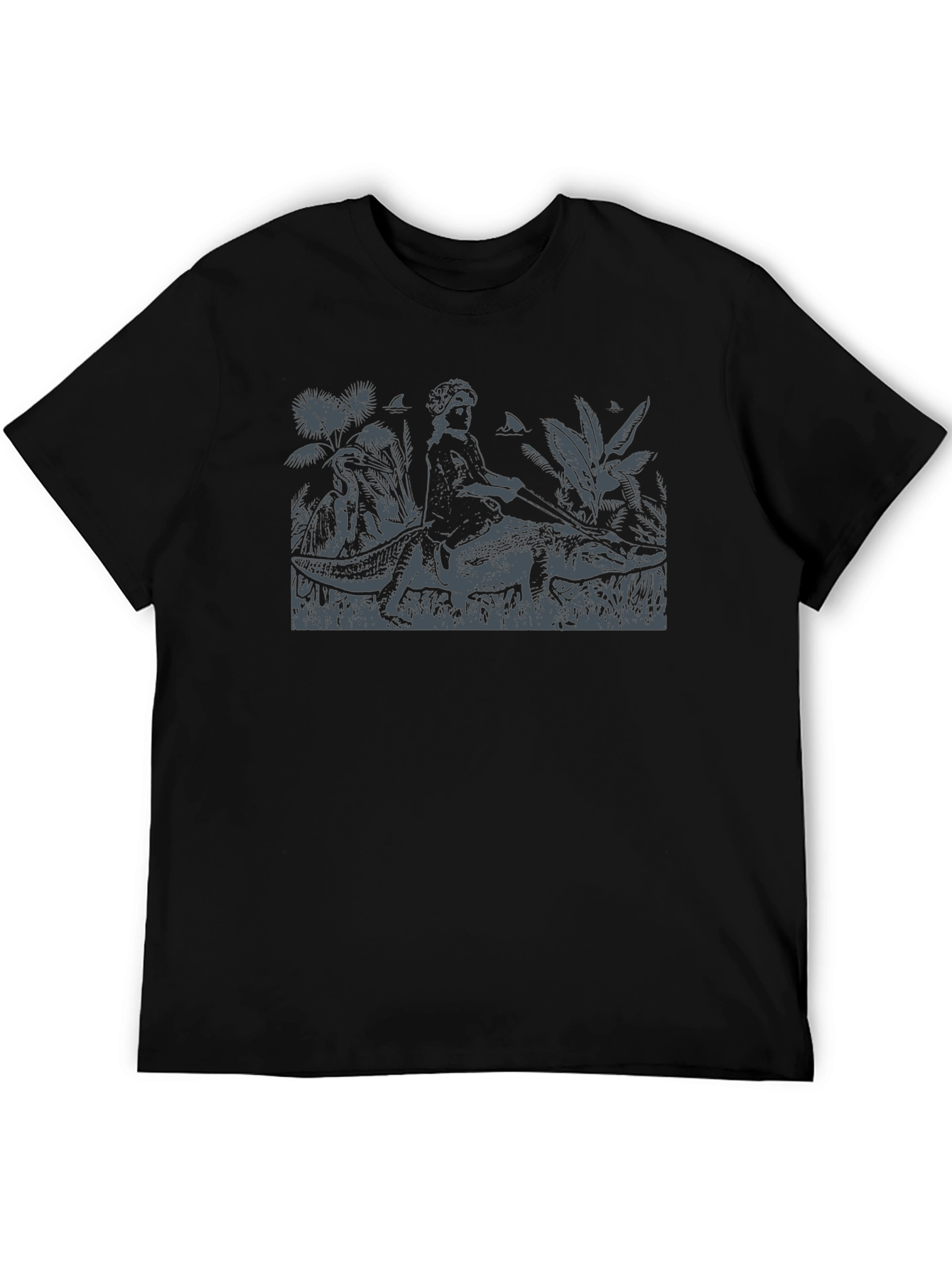 Graphic Tee: Crocodile Rider