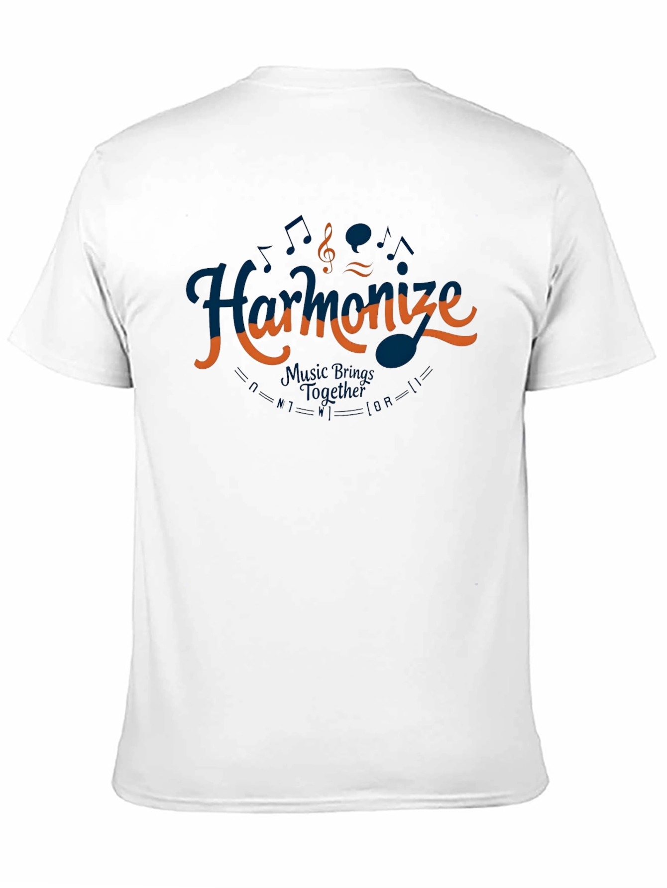 Harmonize Music T-Shirt - Black Casual Tee