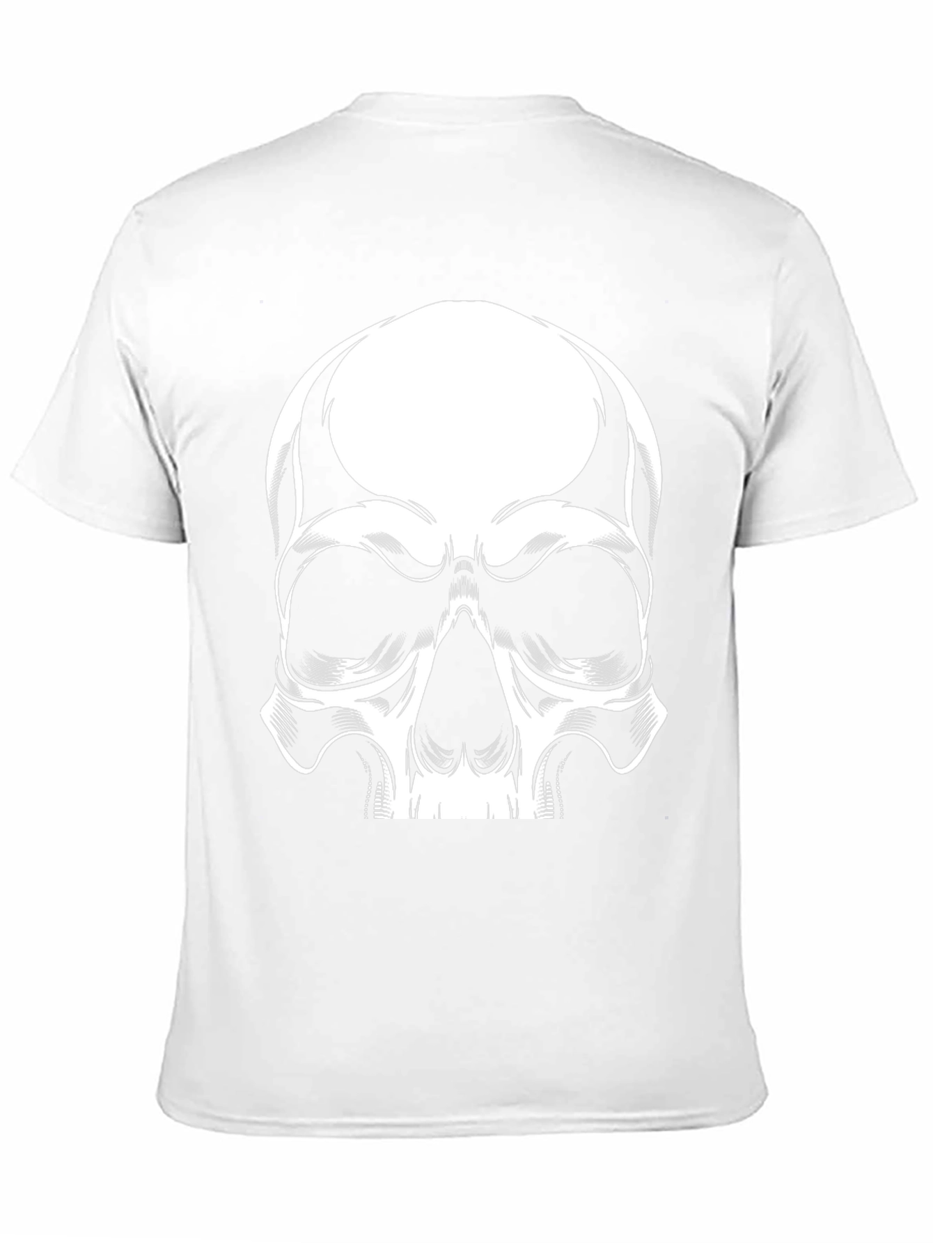 Skull Graphic Print Black T-Shirt